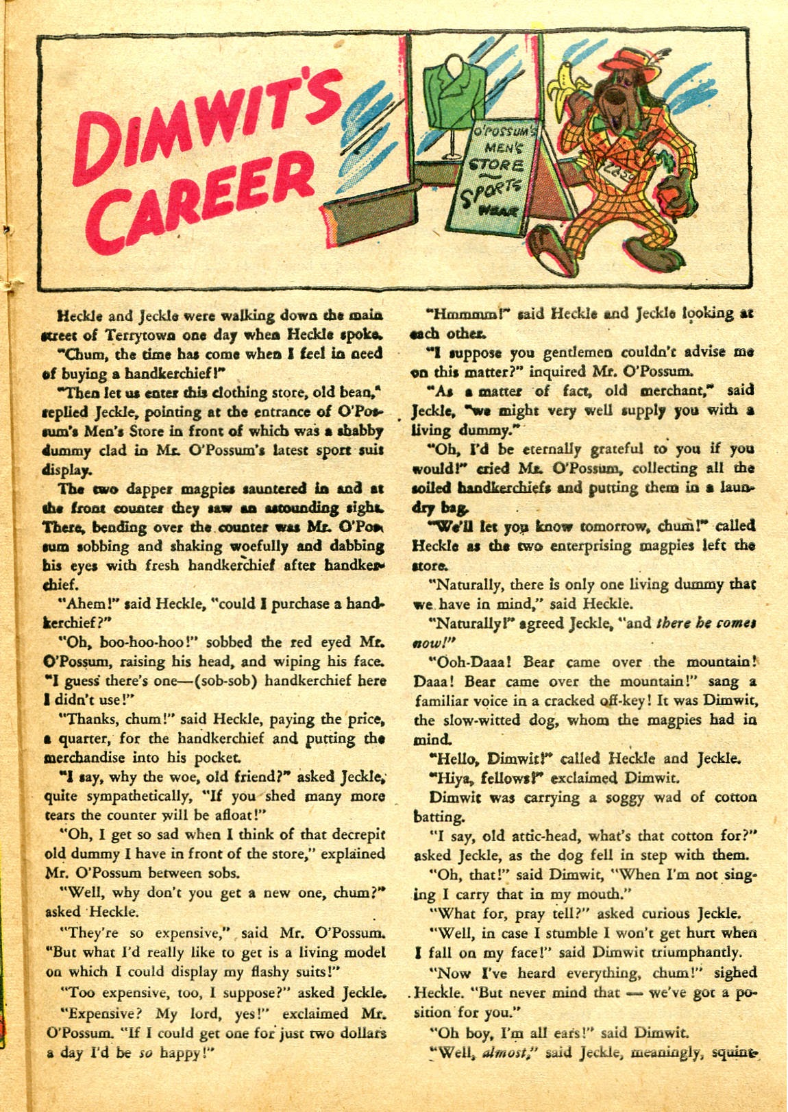 Read online Paul Terry's Mighty Mouse Comics comic -  Issue #27 - 25