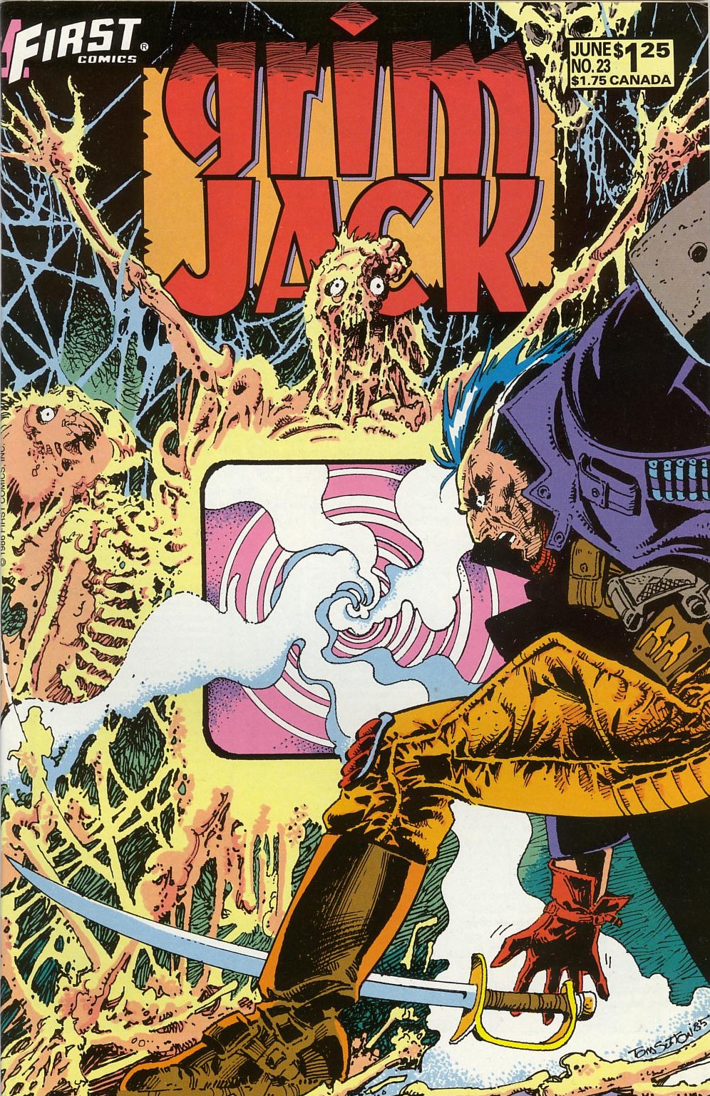 Read online Grimjack comic -  Issue #23 - 1