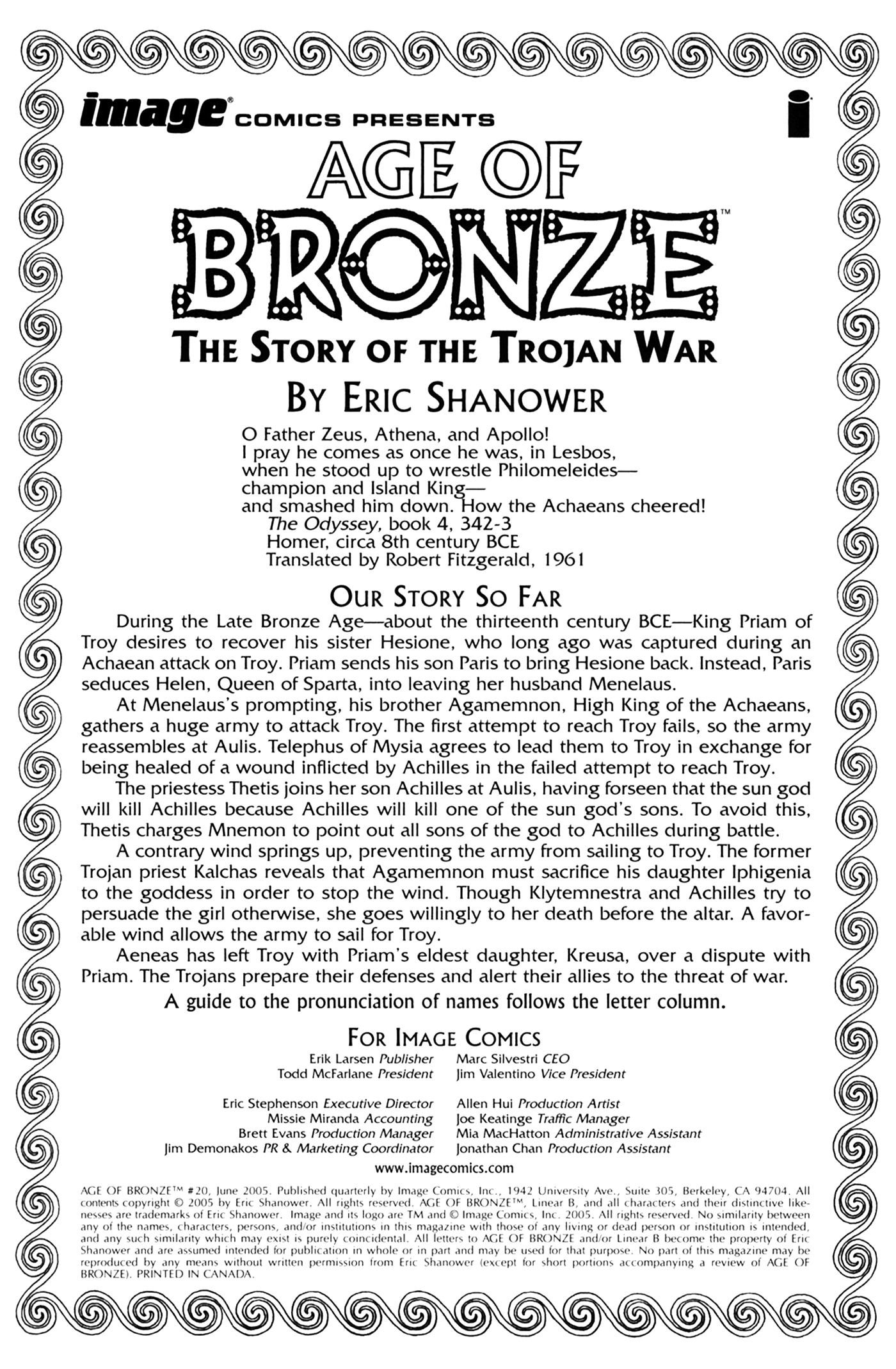 Read online Age of Bronze comic -  Issue #20 - 2