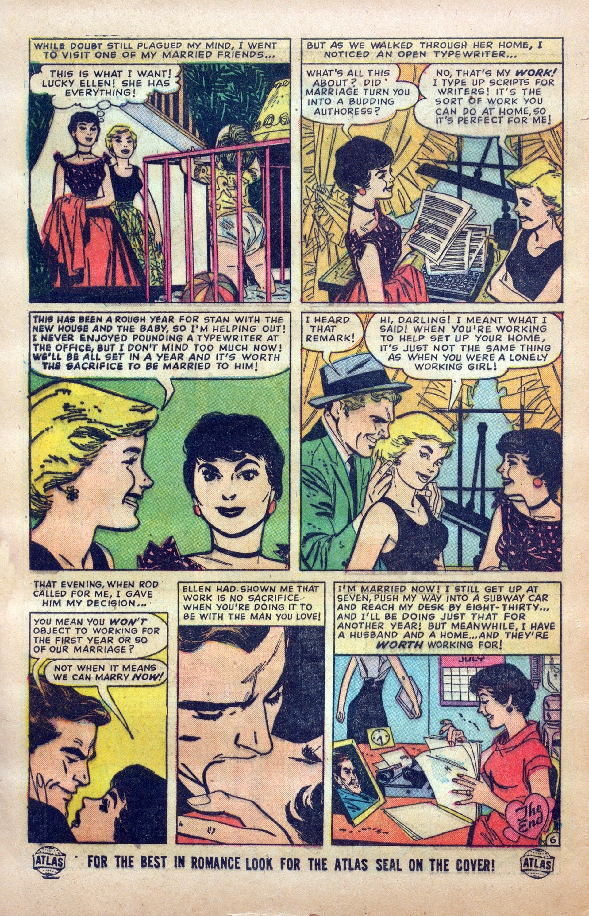 Read online Love Romances comic -  Issue #53 - 32