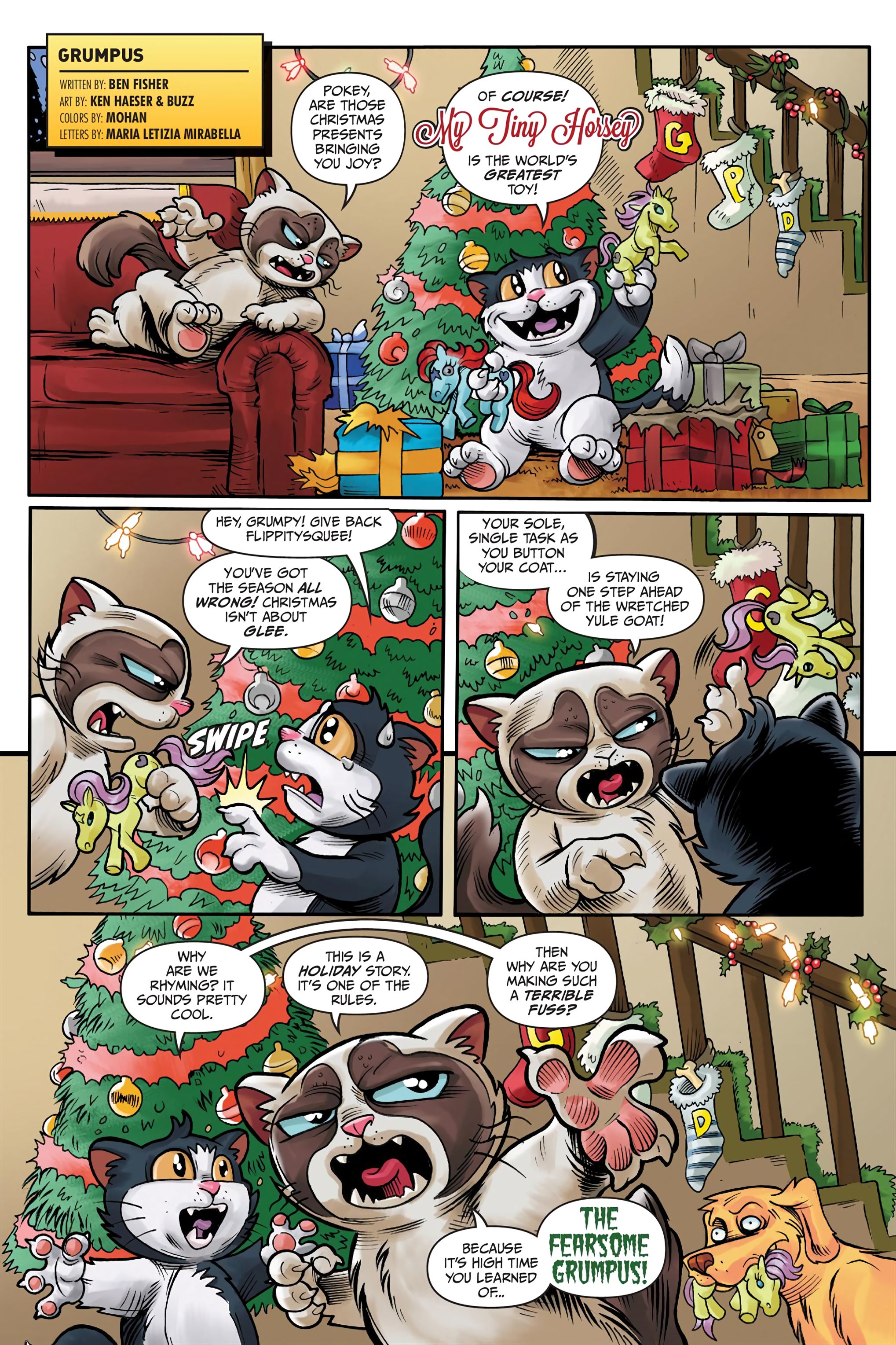 Read online Grumpy Cat: The Grumpus and Other Horrible Holiday Tales comic -  Issue # TPB - 10