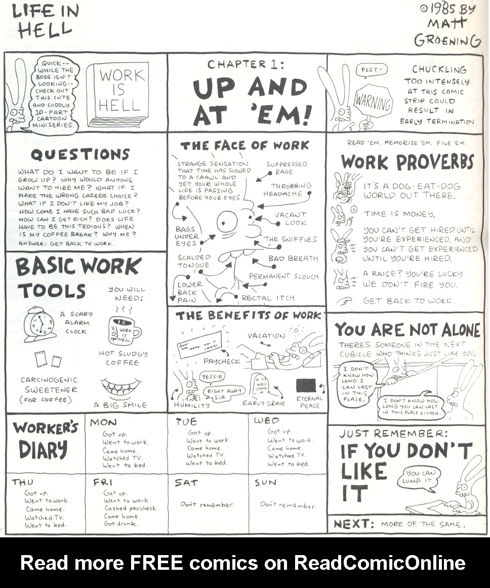 Read online Life In Hell comic -  Issue # TPB Work Is Hell - 4