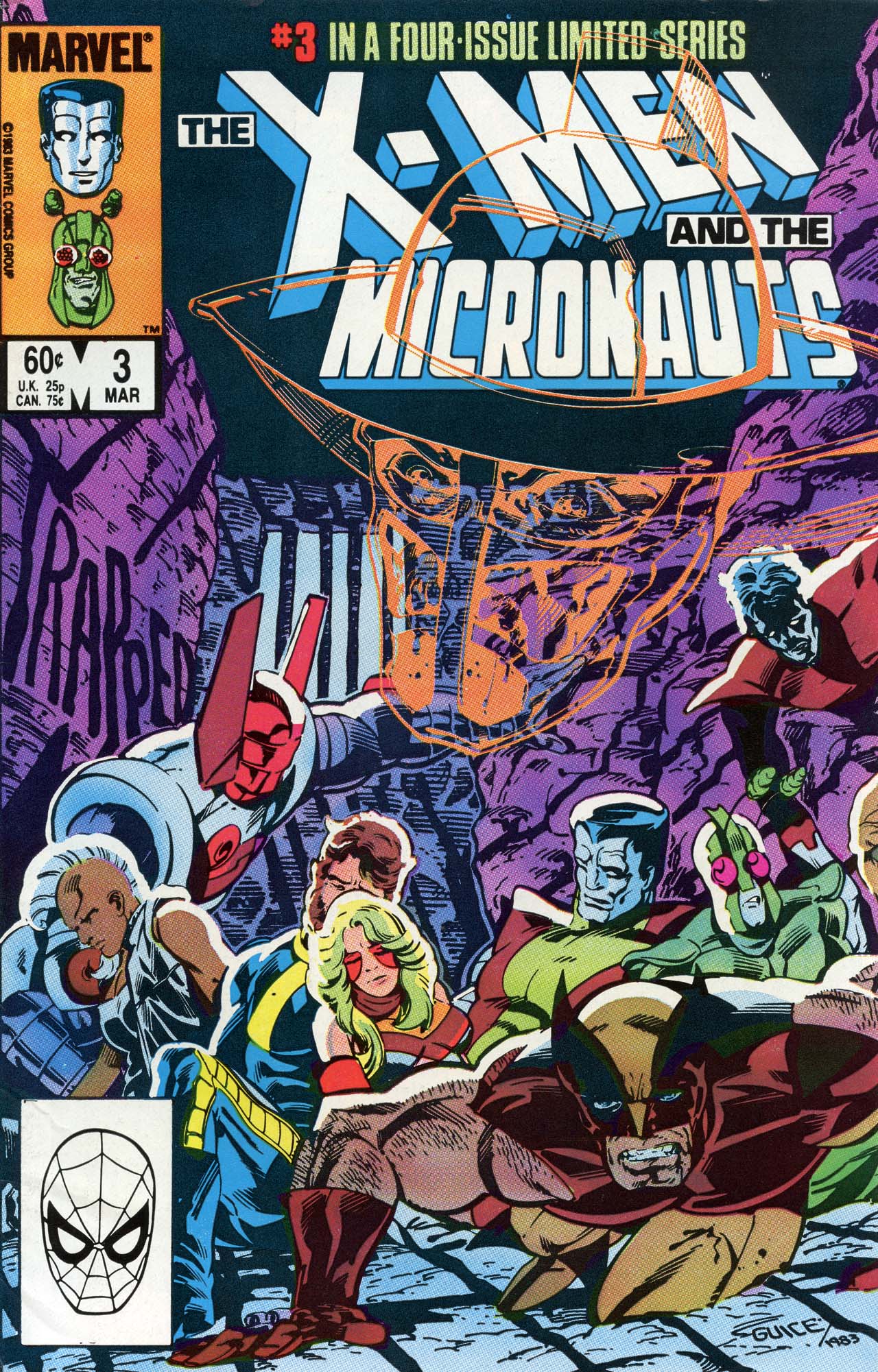 Read online The X-Men and the Micronauts comic -  Issue #3 - 1