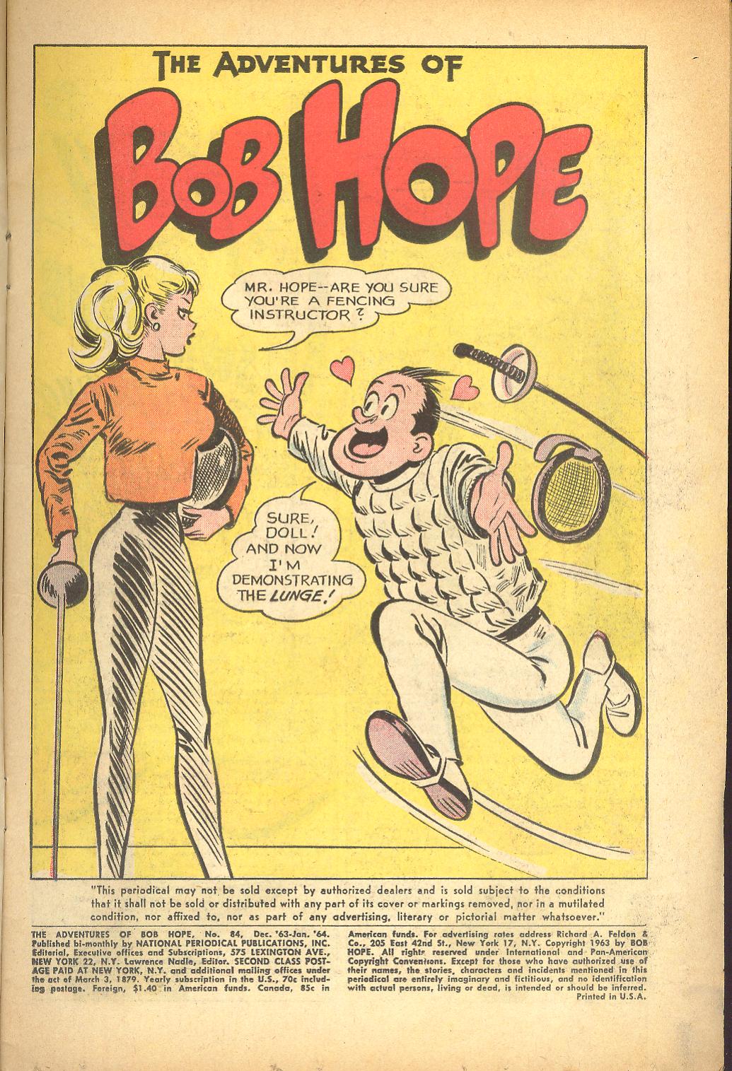 Read online The Adventures of Bob Hope comic -  Issue #84 - 3