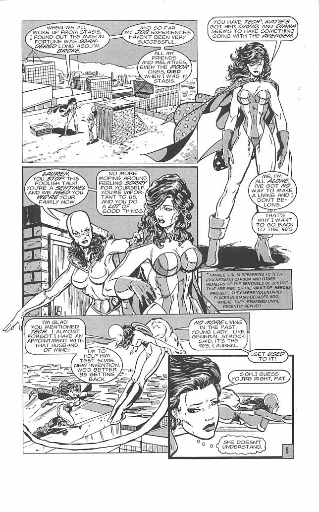 Read online Femforce: Time Storm comic -  Issue # Full - 9