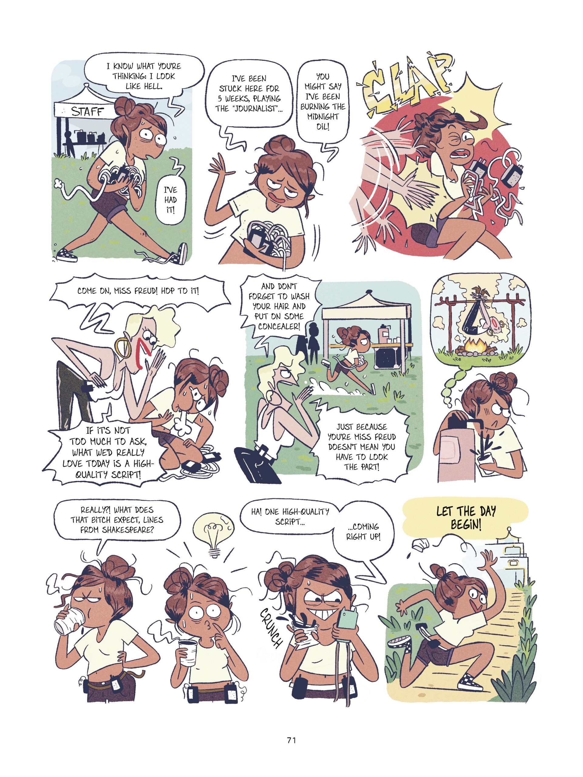 Read online Praising the Surface Behind the Scenes of Reality TV comic -  Issue # TPB - 65
