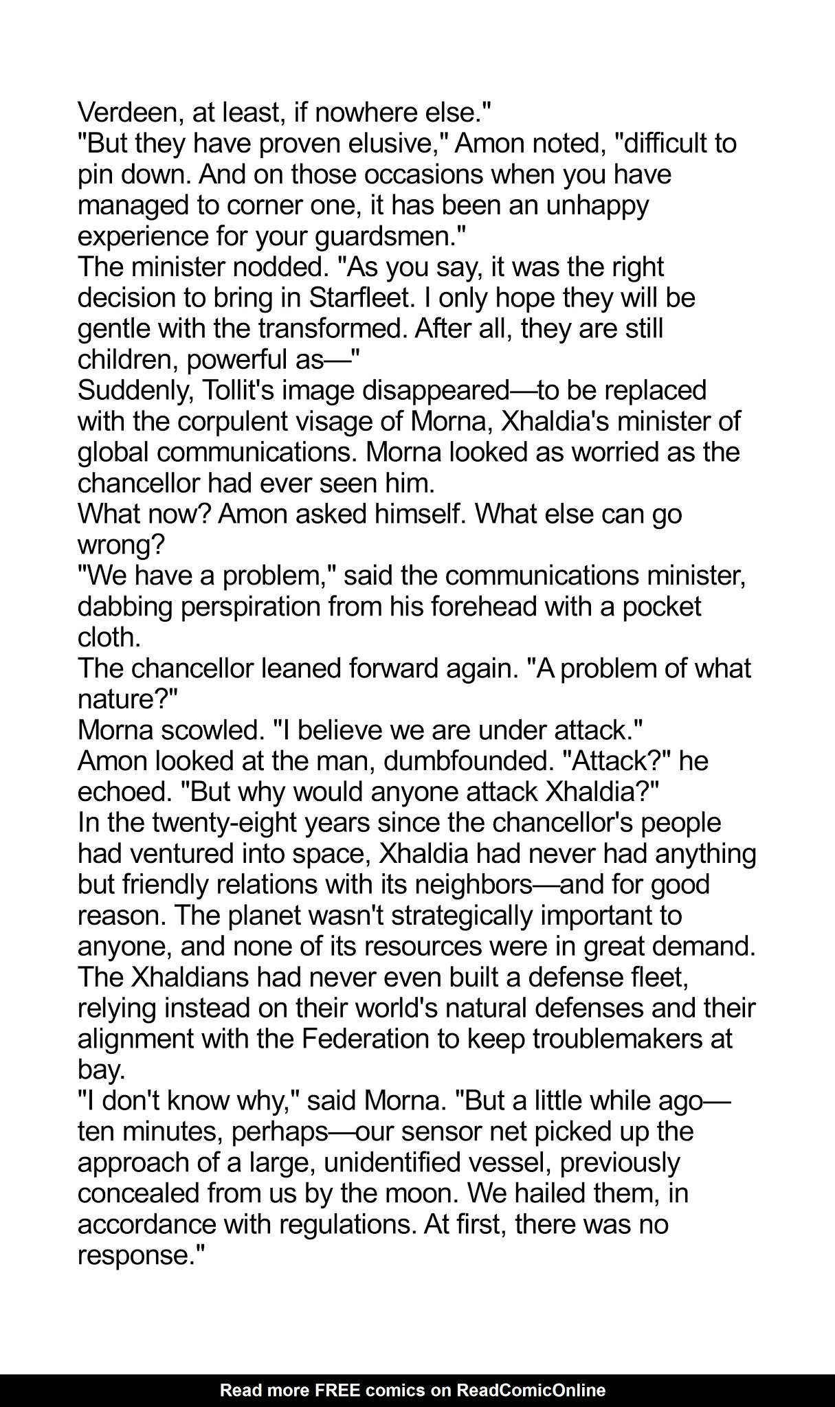 Read online Star Trek: The Next Generation/X-Men: Planet X comic -  Issue # TPB (Part 2) - 18