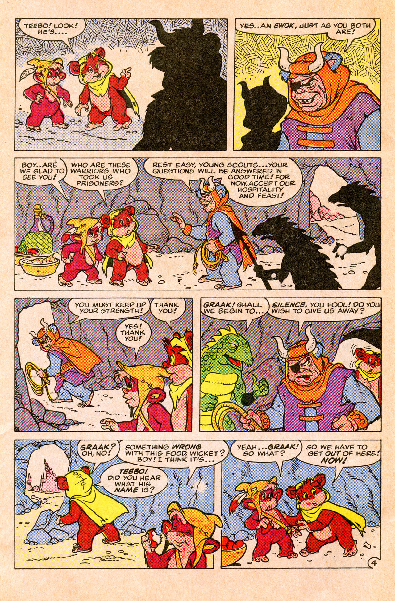 Read online Ewoks (1987) comic -  Issue #4 - 6