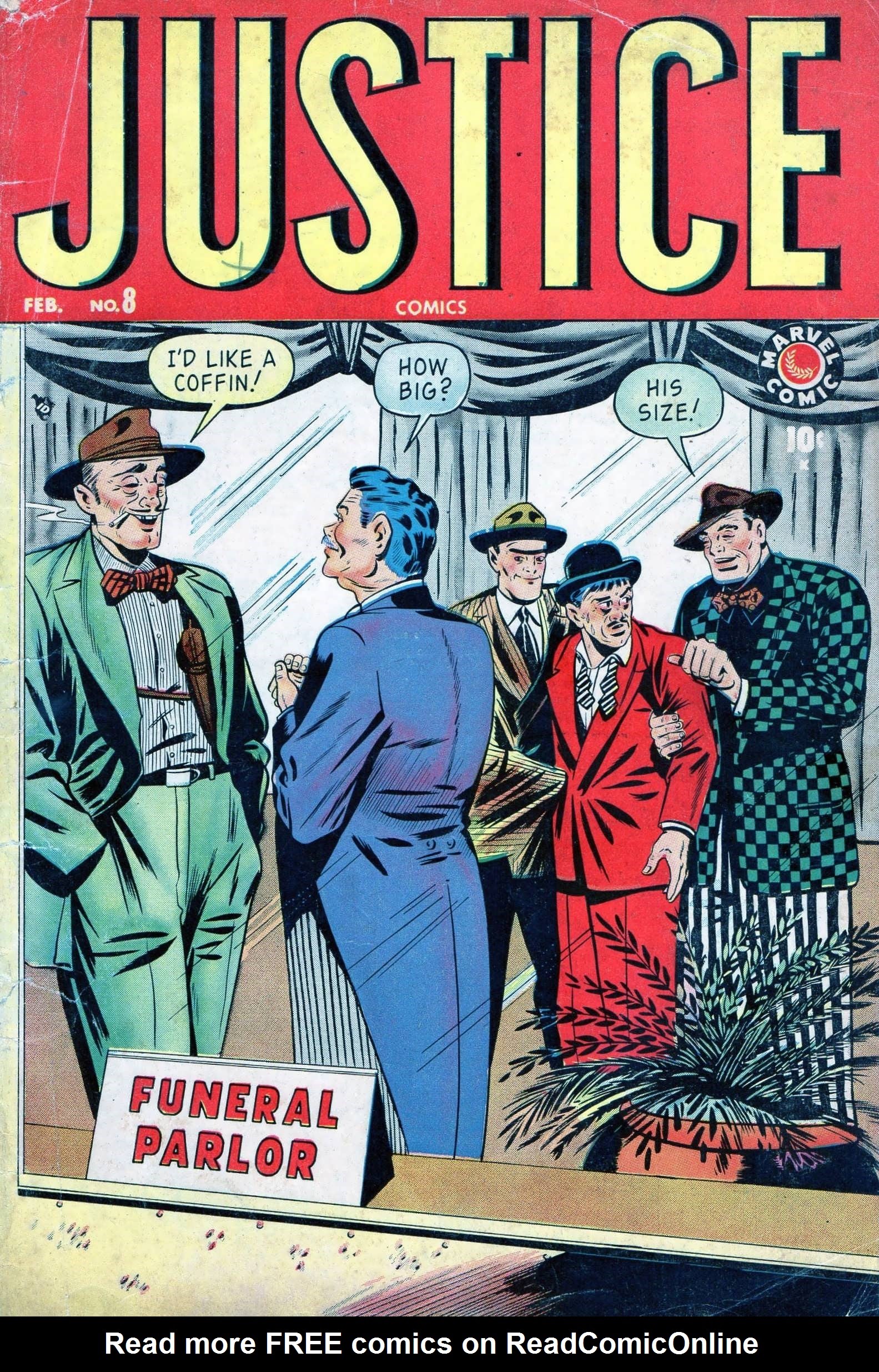 Read online Justice (1947) comic -  Issue #8 - 1