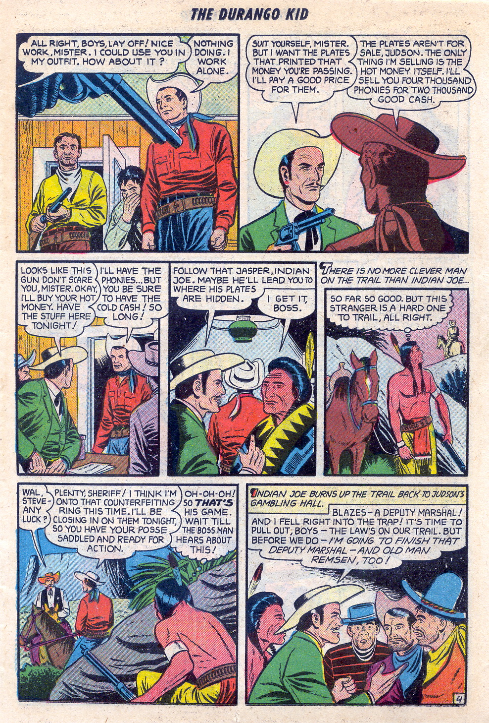 Read online Charles Starrett as The Durango Kid comic -  Issue #25 - 13