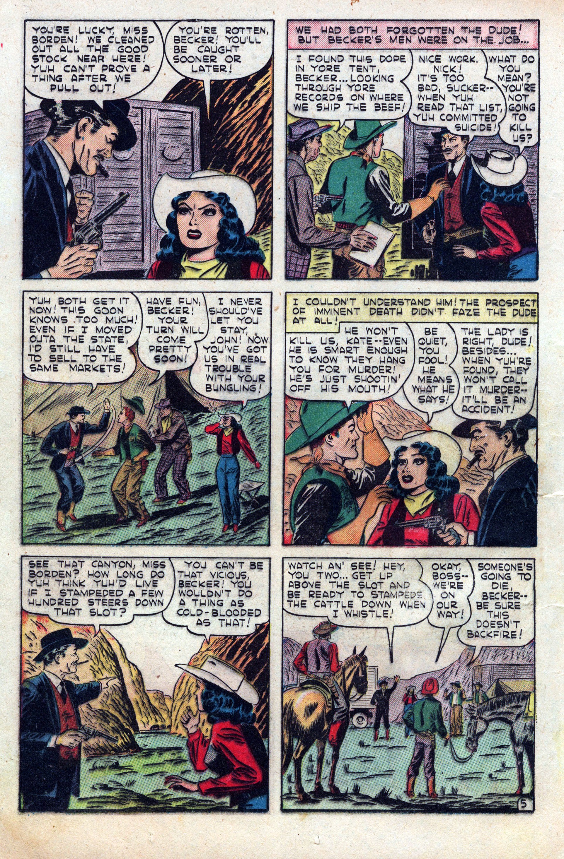 Read online Cowboy Romances comic -  Issue #2 - 20