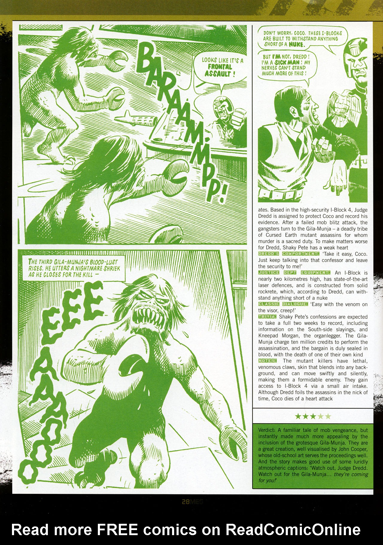Read online Judge Dredd Megazine (Vol. 5) comic -  Issue #258 - 27