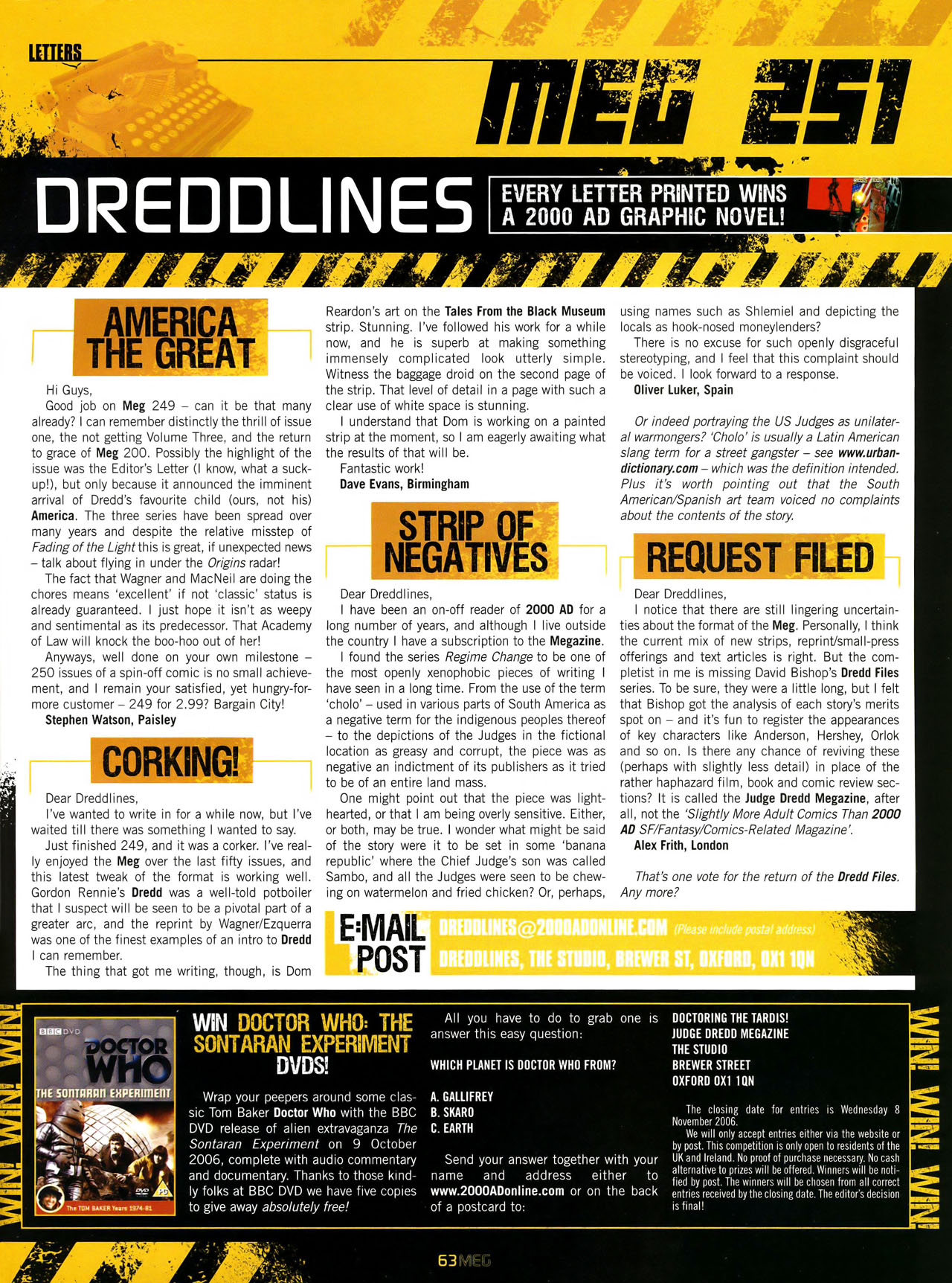 Read online Judge Dredd Megazine (Vol. 5) comic -  Issue #251 - 61