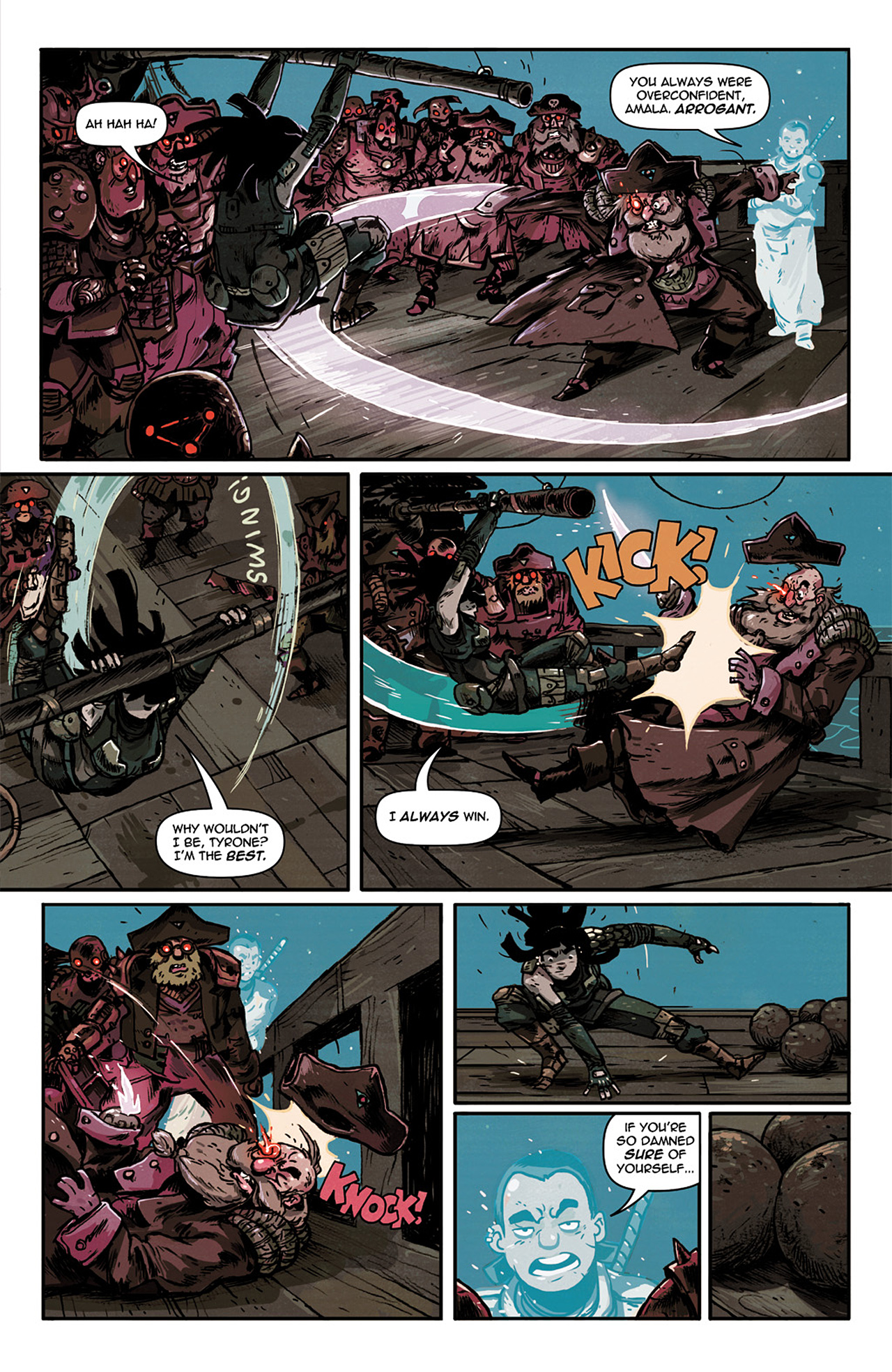 Read online Amala's Blade comic -  Issue #0 - 21