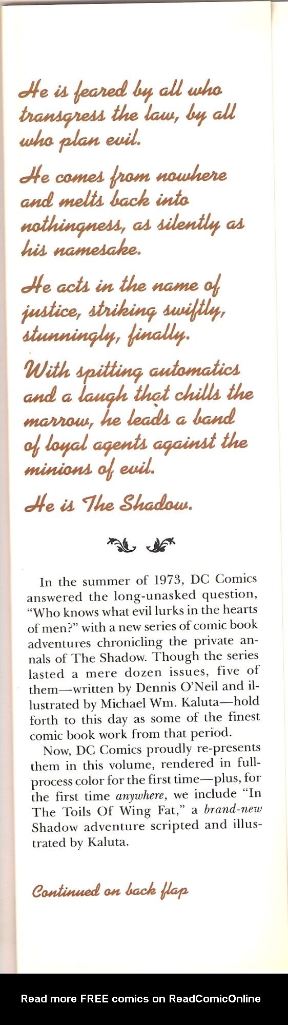Read online The Private Files of the Shadow comic -  Issue # Full - 2