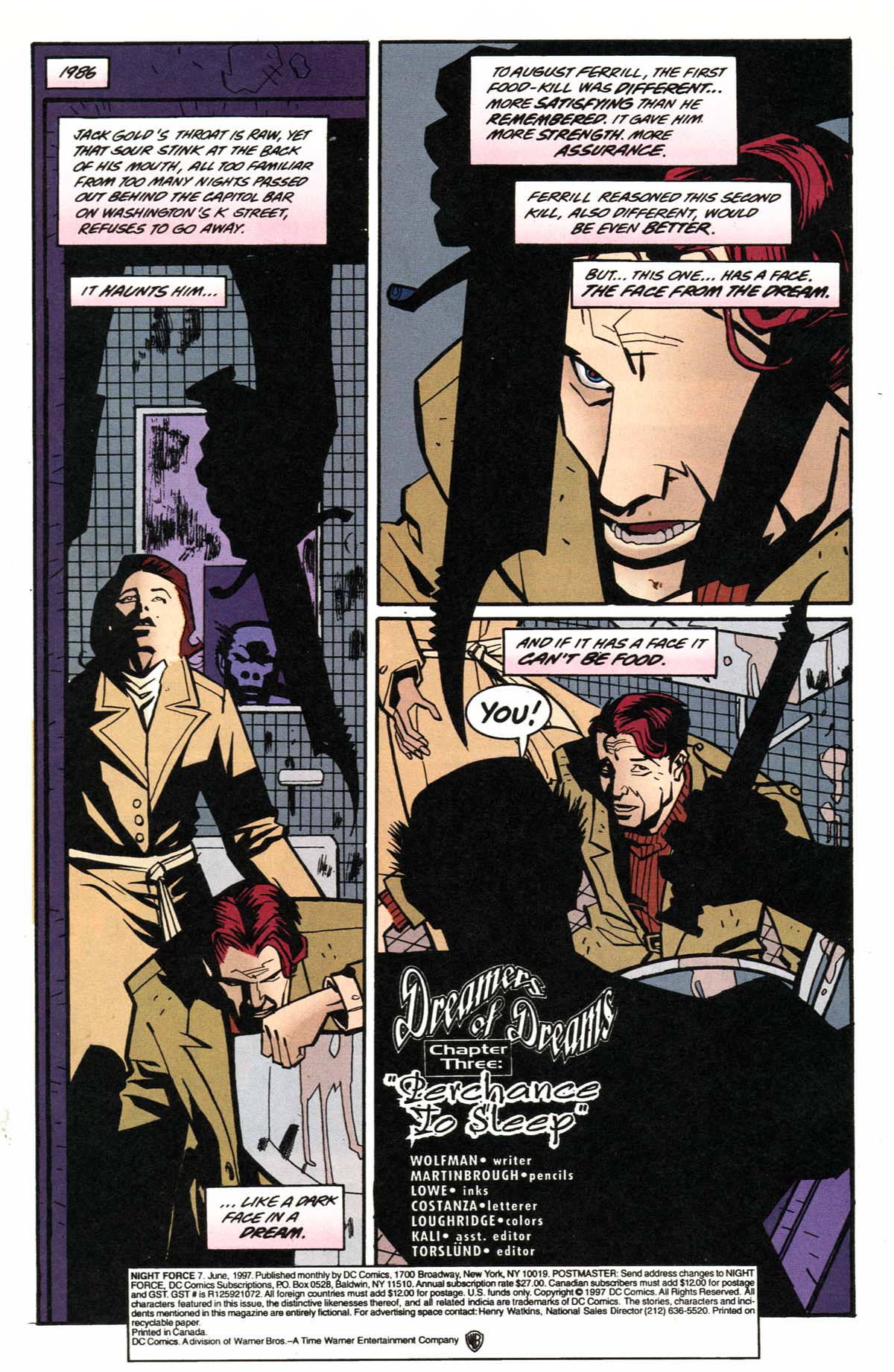 Read online Night Force comic -  Issue #7 - 2