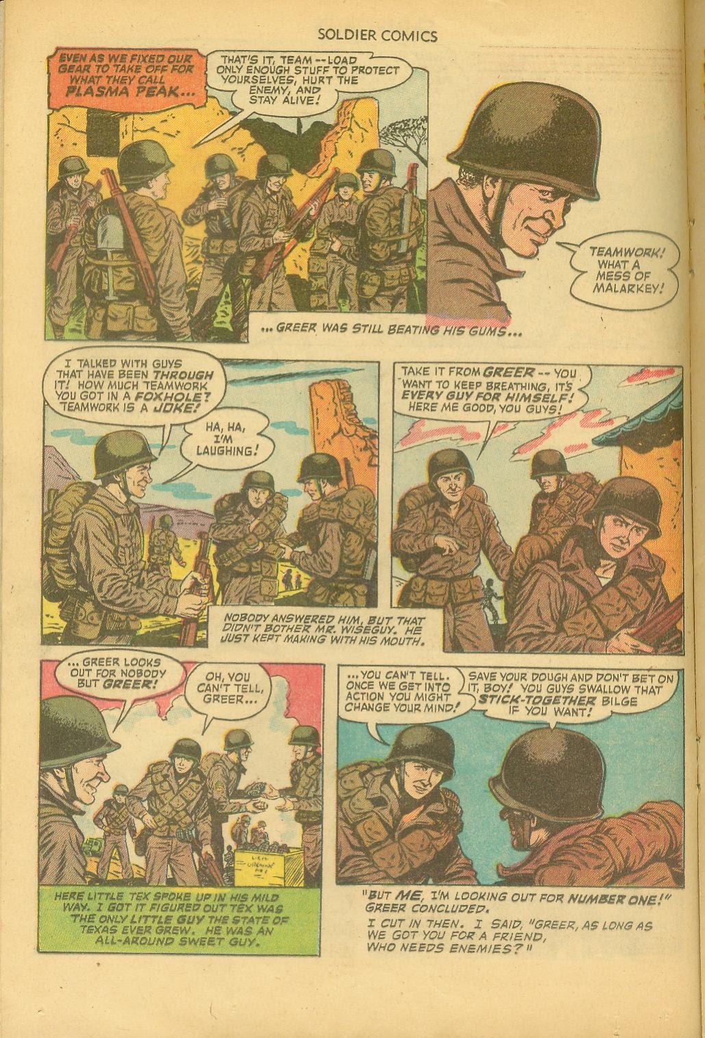 Read online Soldier Comics comic -  Issue #5 - 16