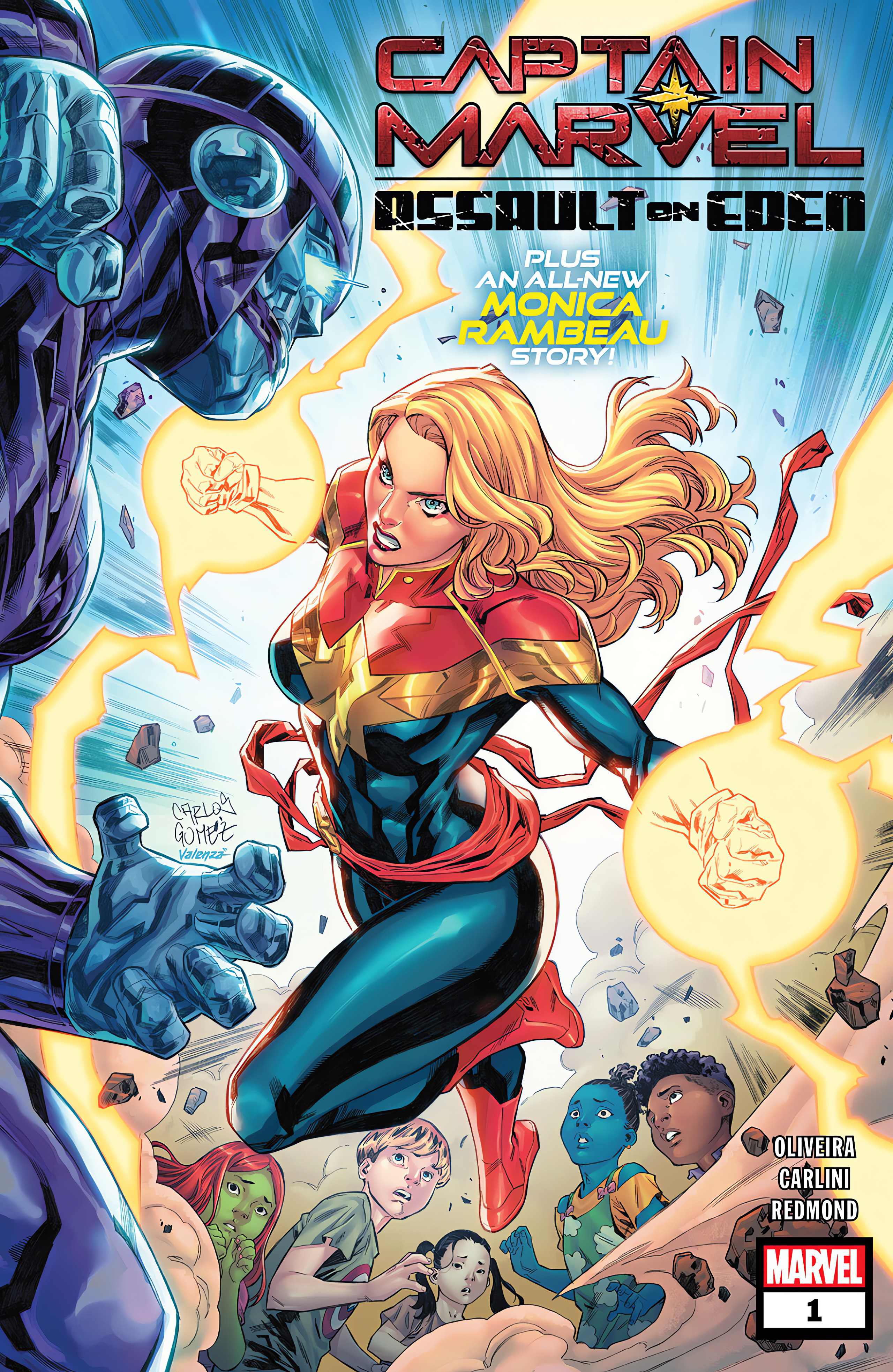 Read online Captain Marvel: Assault on Eden comic -  Issue #1 - 1