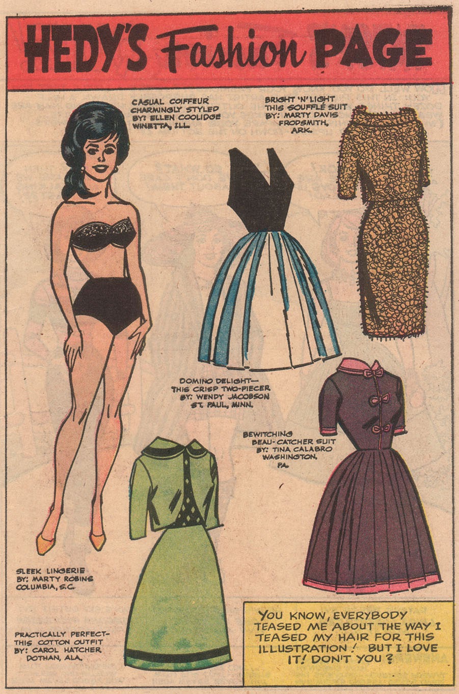 Read online Patsy Walker's Fashion Parade comic -  Issue # Full - 59