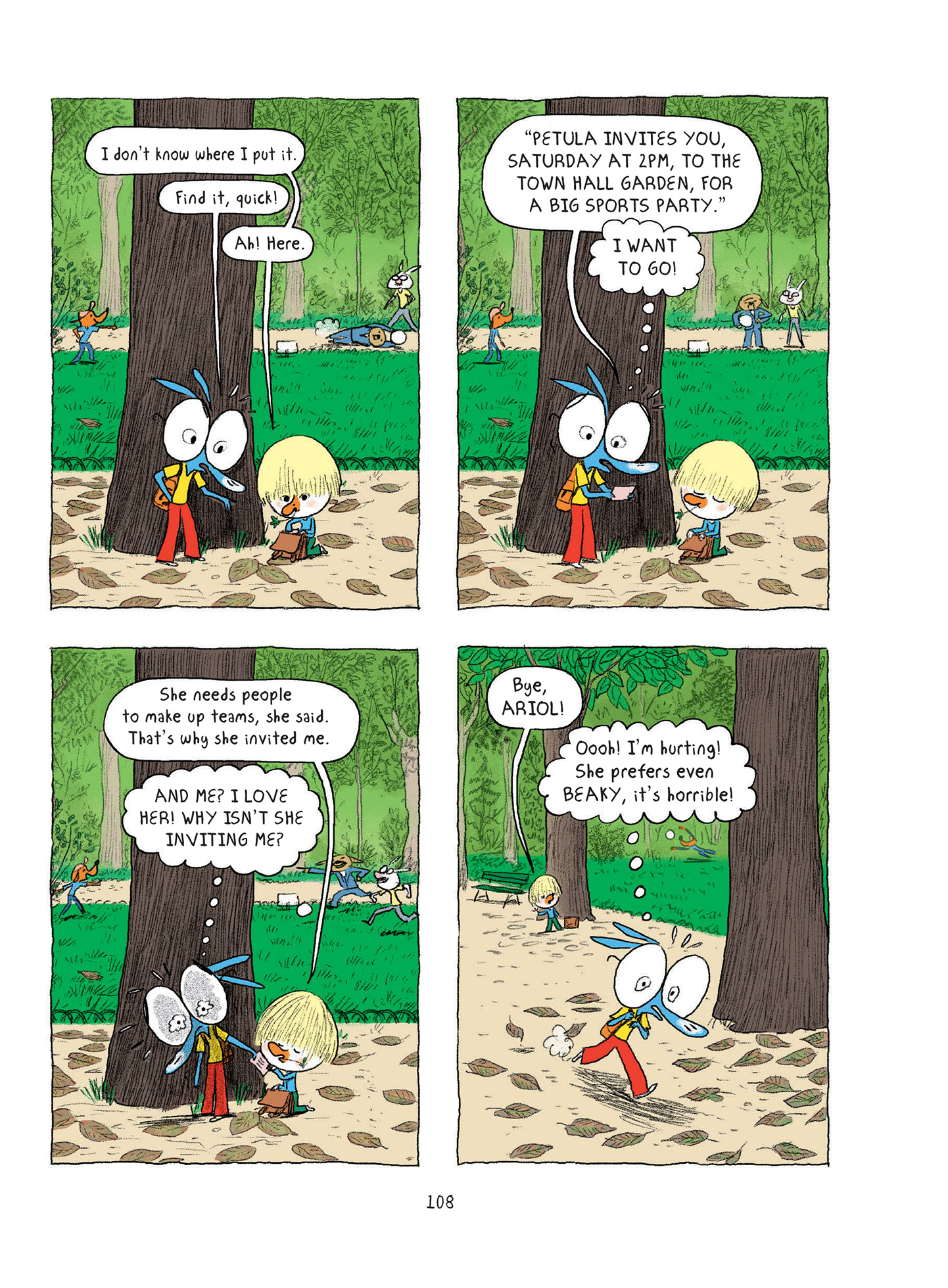 Read online Ariol comic -  Issue # TPB 7 - 110