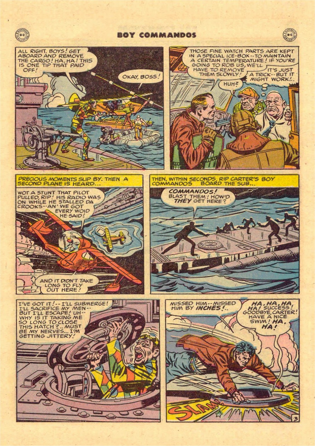 Read online Boy Commandos comic -  Issue #33 - 38