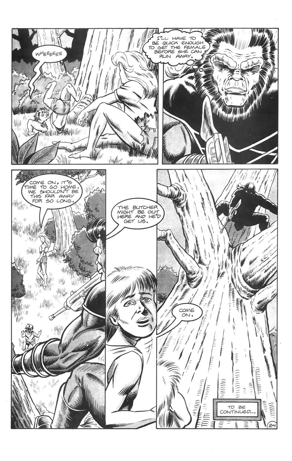 Read online Planet of the Apes: Blood of the Apes comic -  Issue #3 - 29