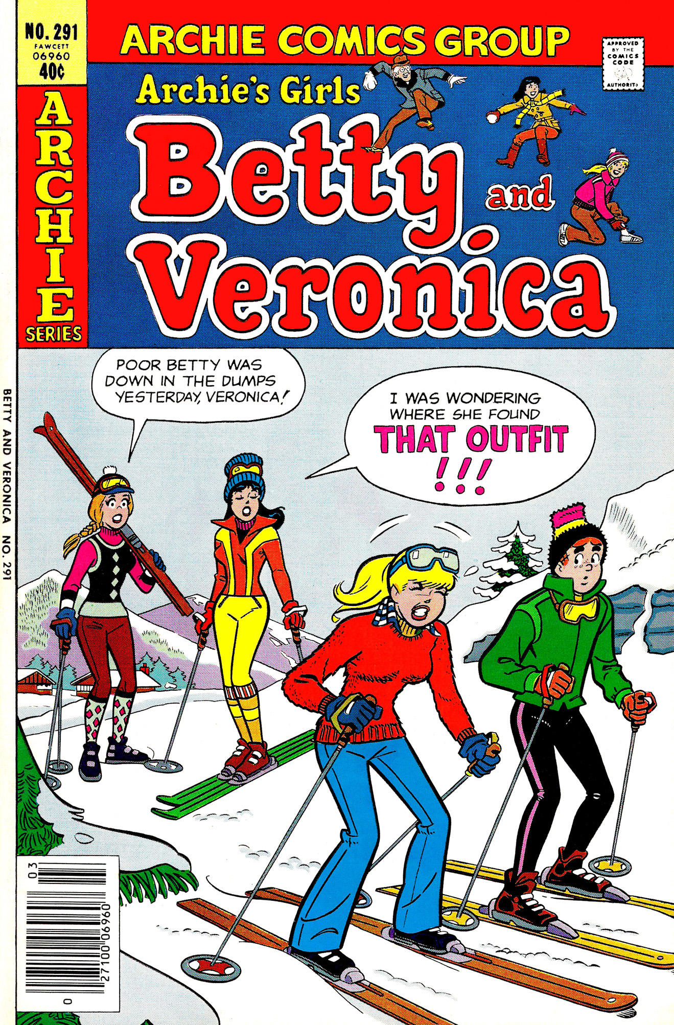 Read online Archie's Girls Betty and Veronica comic -  Issue #291 - 1