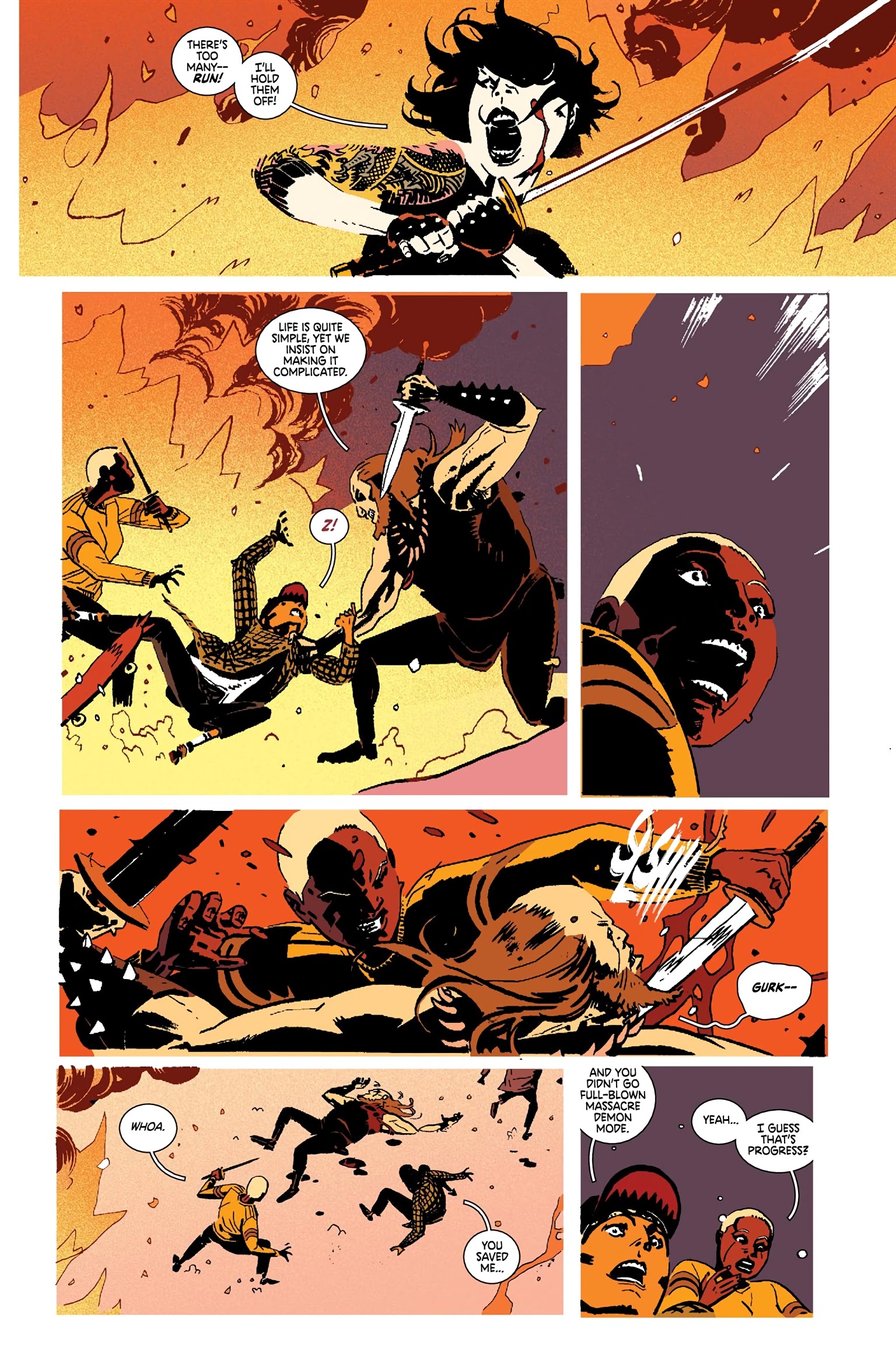 Read online Deadly Class comic -  Issue # _Deluxe Edition Teen Age Riot (Part 4) - 28
