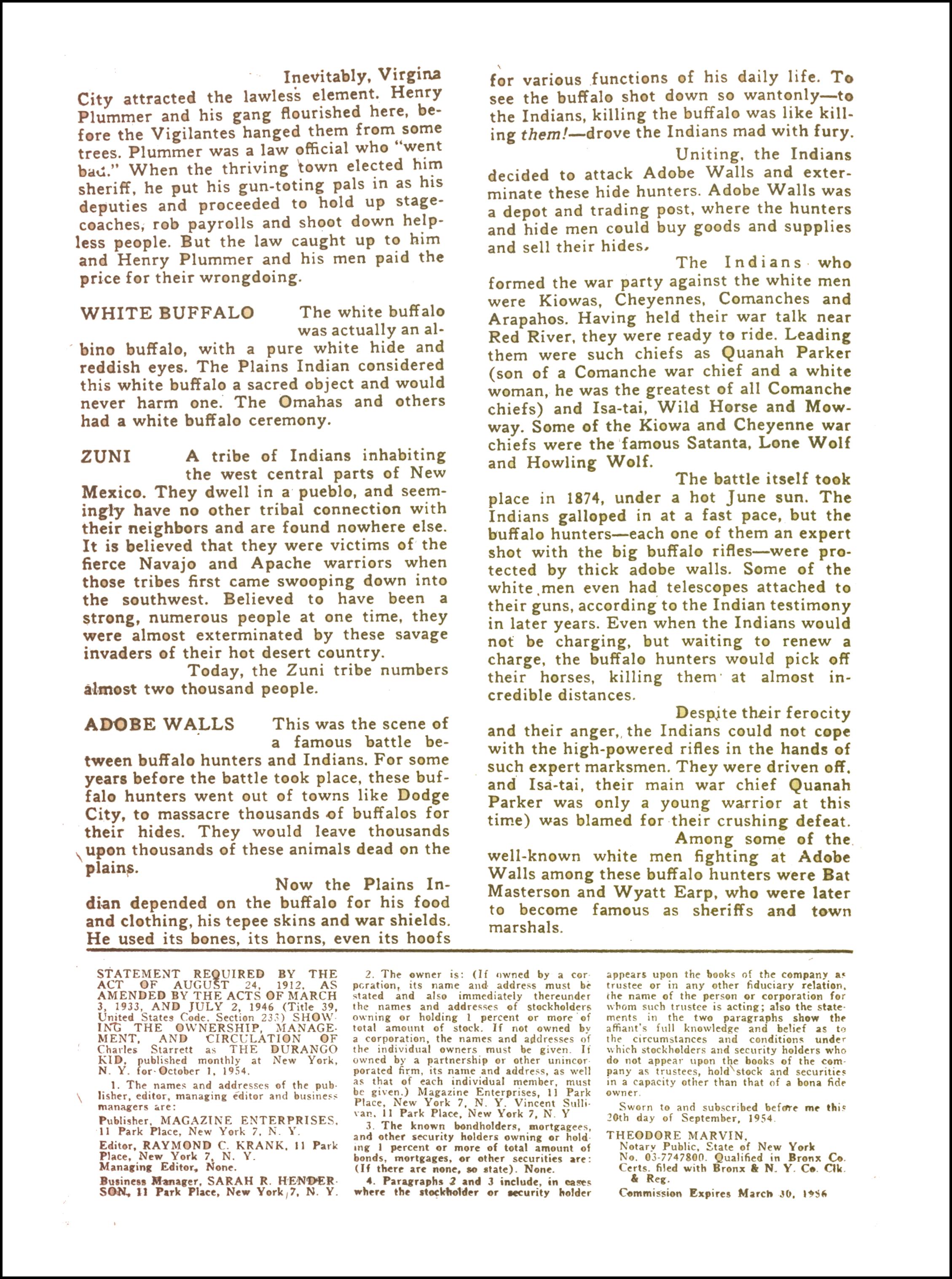 Read online Charles Starrett as The Durango Kid comic -  Issue #35 - 18