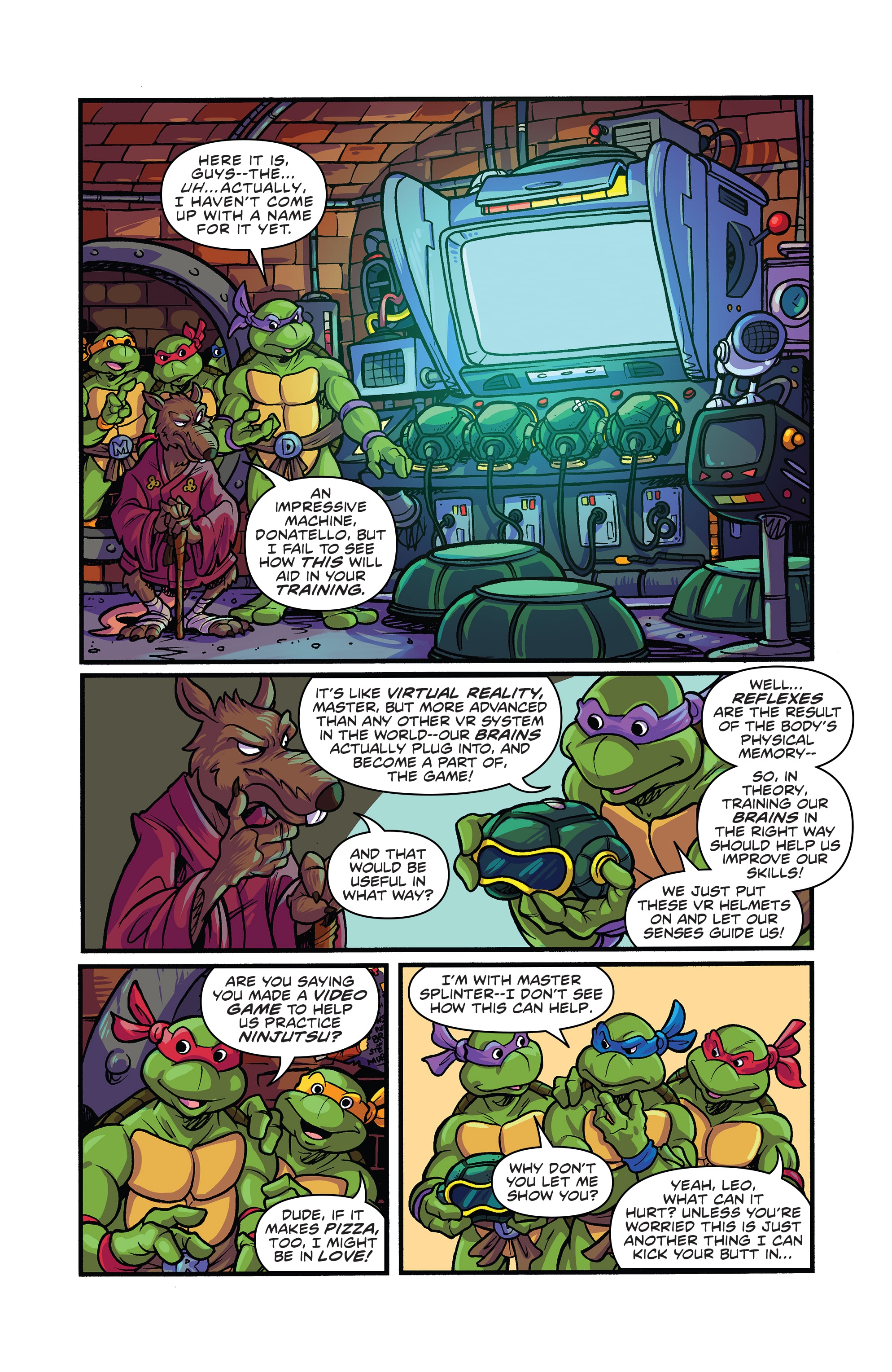Read online Teenage Mutant Ninja Turtles: Saturday Morning Adventures comic -  Issue #1 - 4
