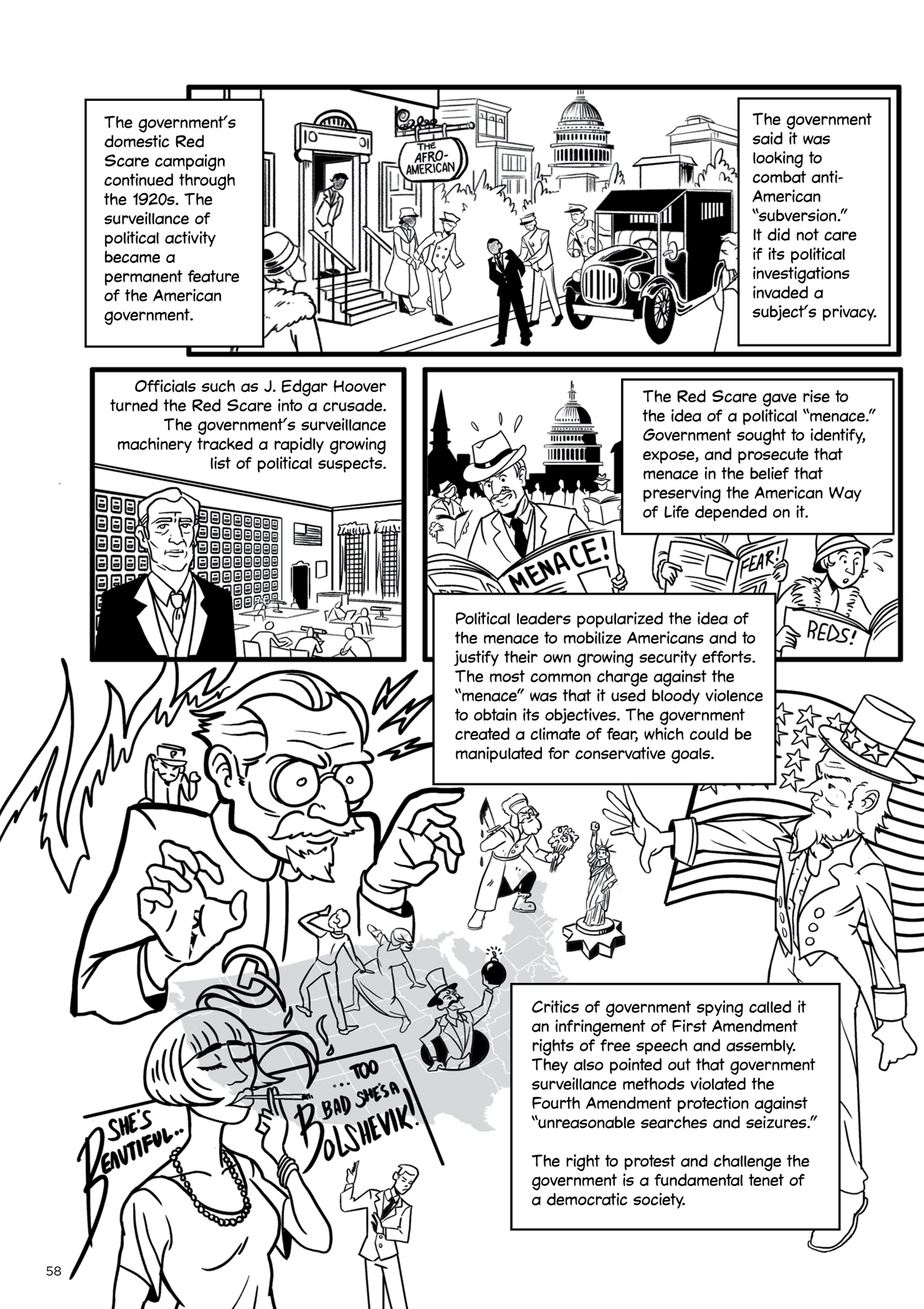 Read online The Machine Never Blinks: A Graphic History of Spying and Surveillance comic -  Issue # TPB - 68