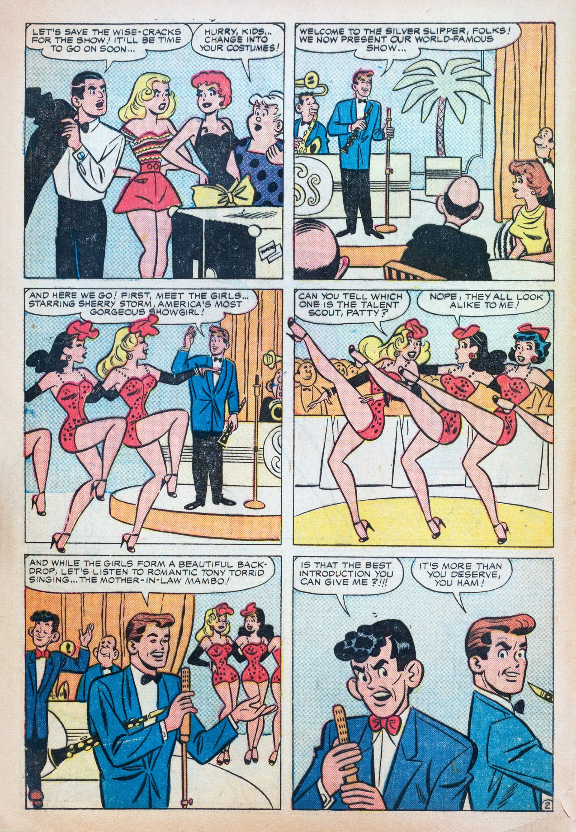 Read online Sherry the Showgirl (1956) comic -  Issue #3 - 4