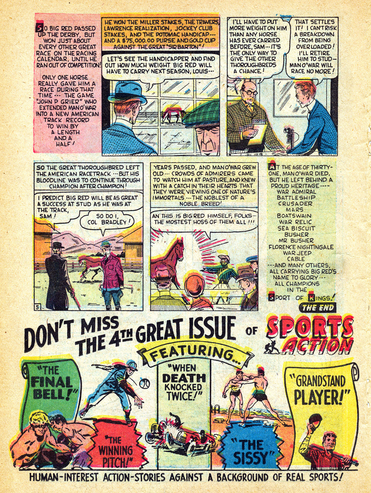 Read online Sports Action comic -  Issue #3 - 32