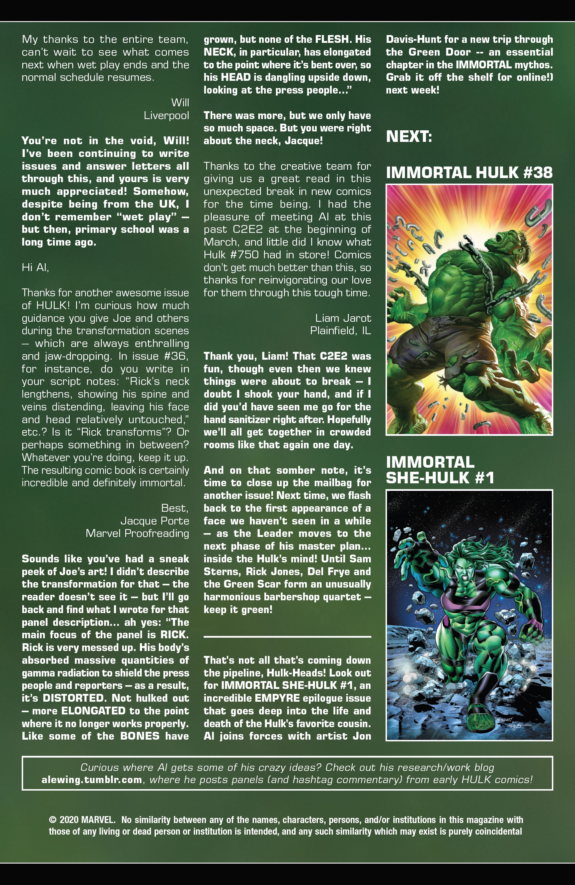 Read online Immortal Hulk comic -  Issue #37 - 22