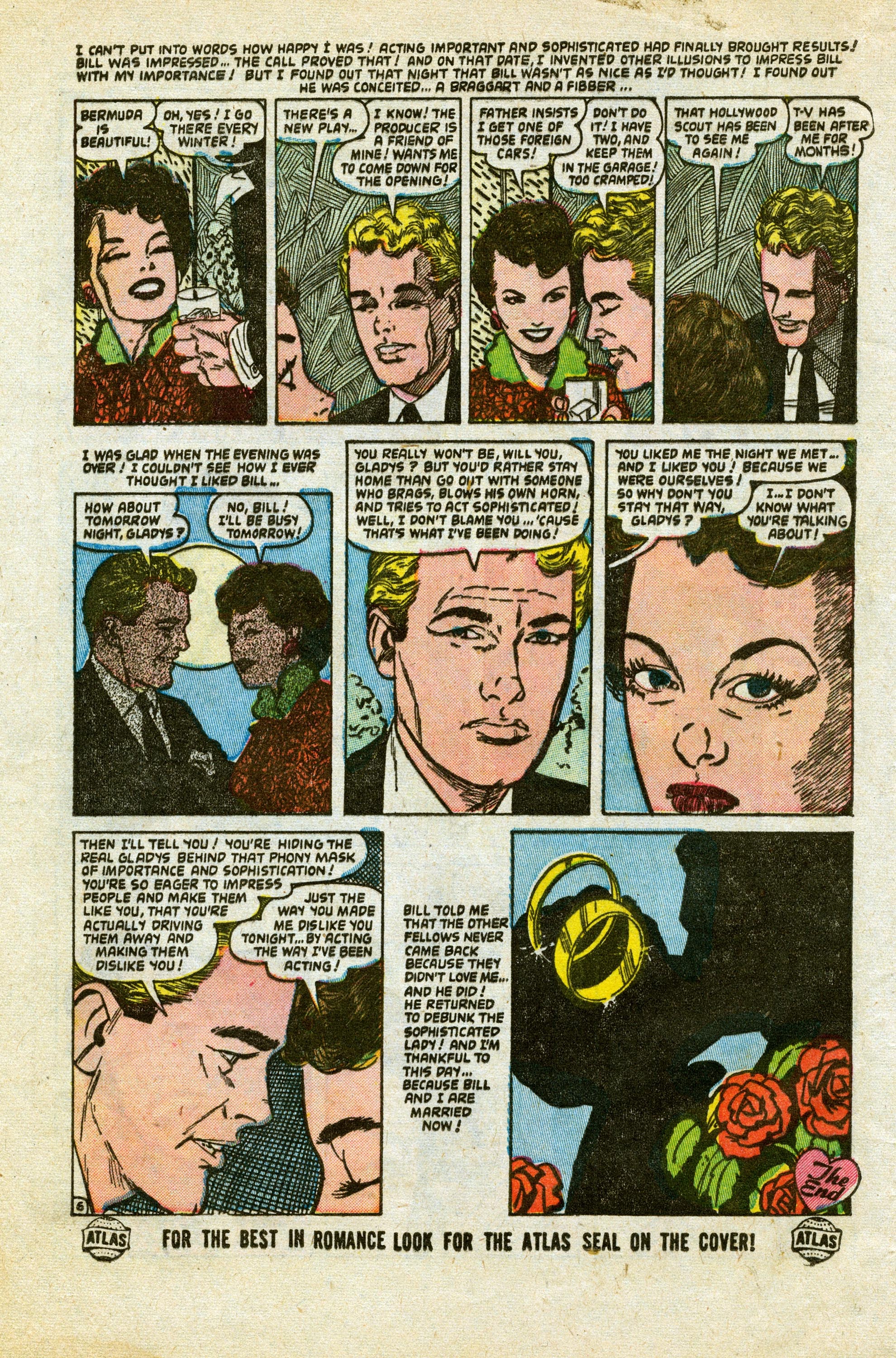 Read online Love Romances comic -  Issue #40 - 8