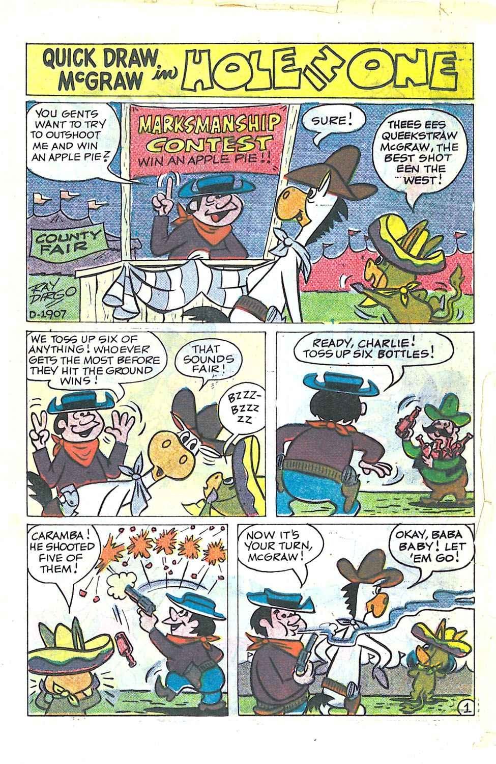 Read online Quick Draw McGraw comic -  Issue #6 - 14