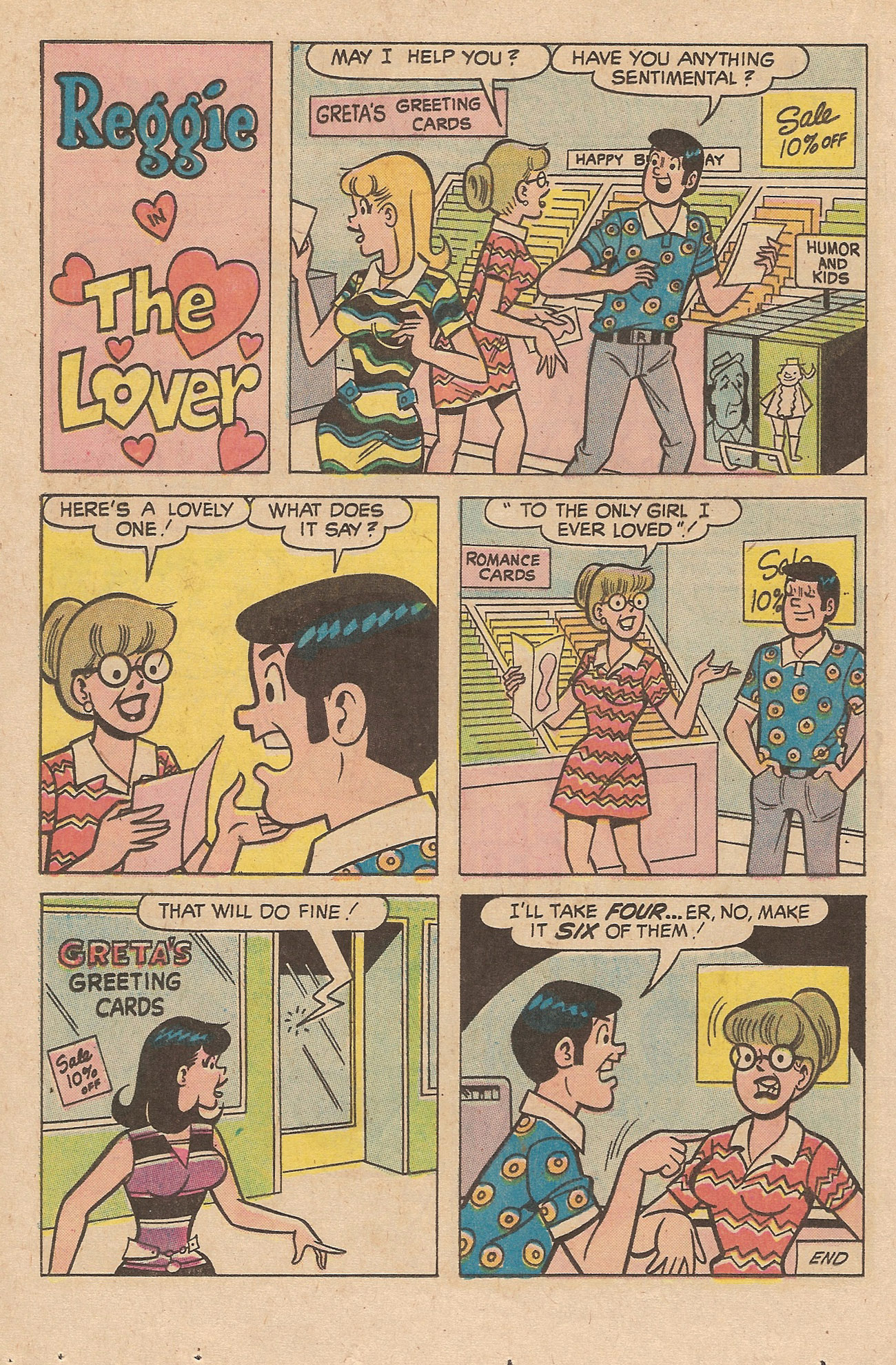 Read online Reggie's Wise Guy Jokes comic -  Issue #28 - 36