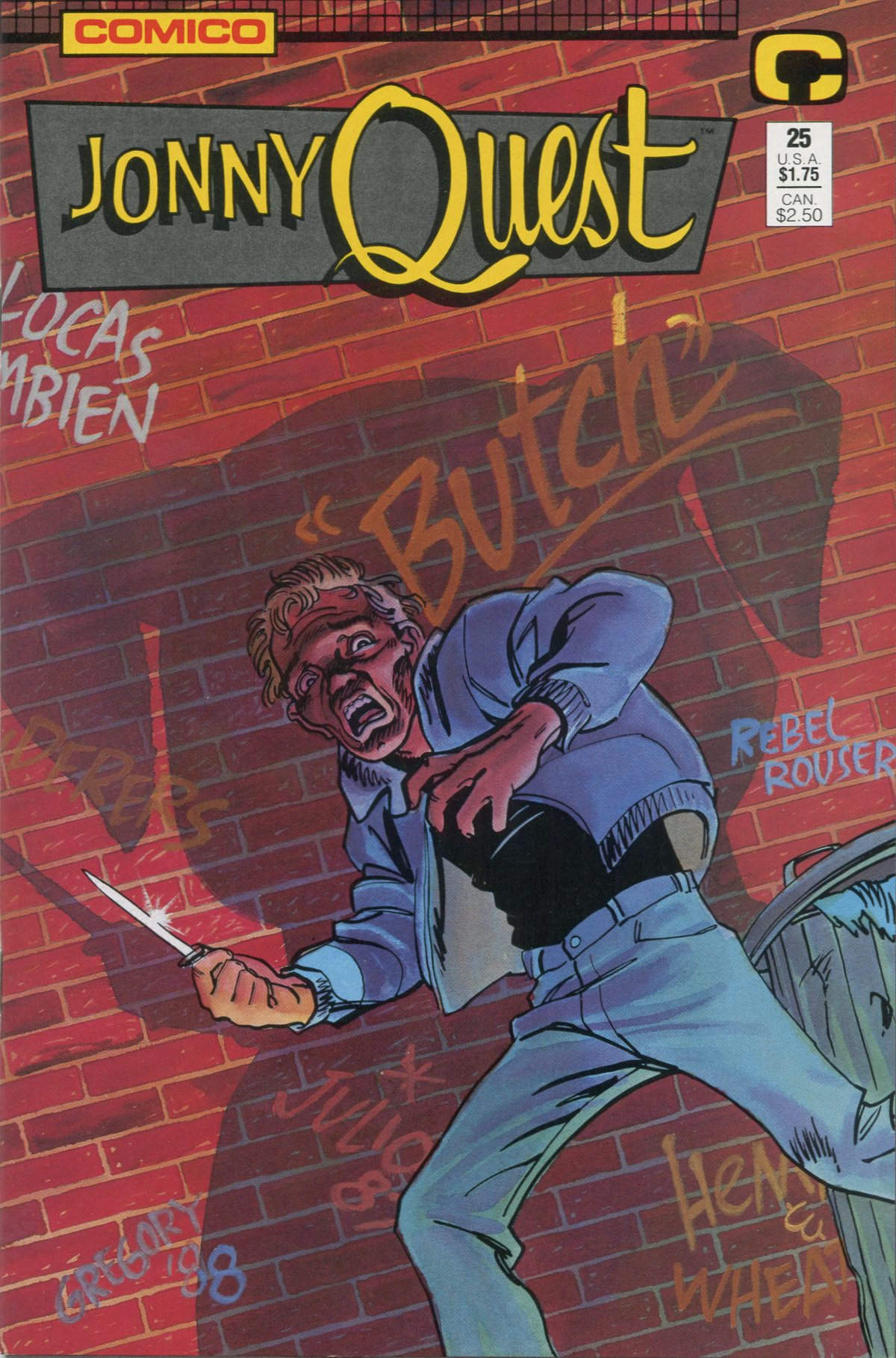 Read online Jonny Quest comic -  Issue #25 - 1