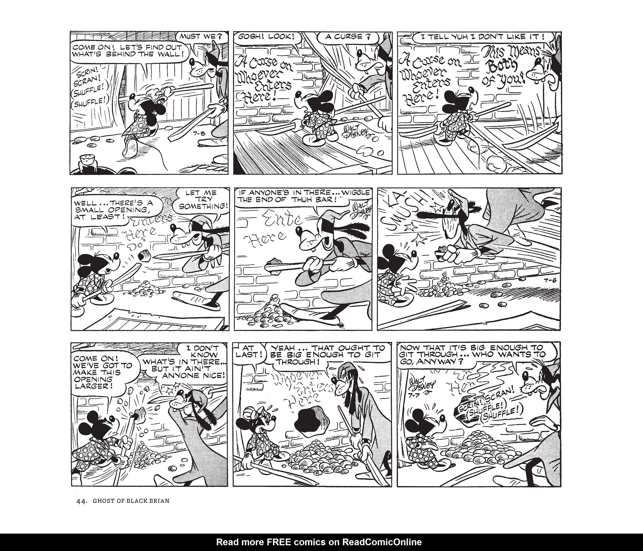 Read online Walt Disney's Mickey Mouse by Floyd Gottfredson comic -  Issue # TPB 11 (Part 1) - 44