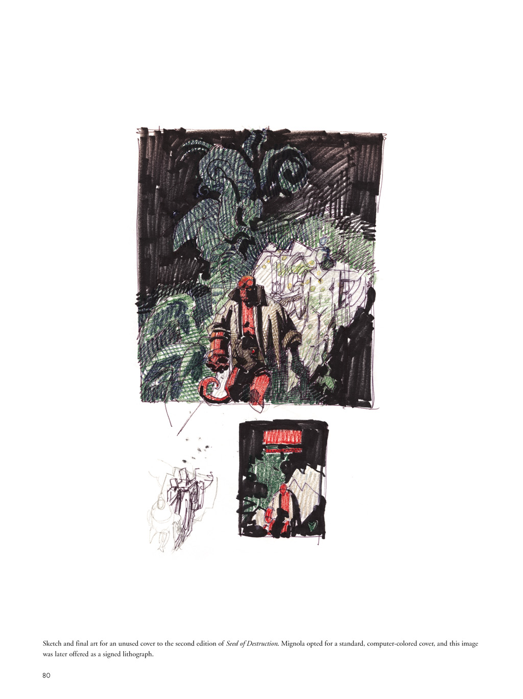 Read online The Art of Hellboy comic -  Issue # TPB - 81