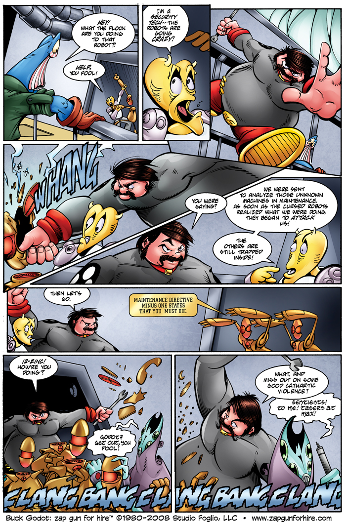 Read online Buck Godot - Zap Gun For Hire comic -  Issue #5 - 29