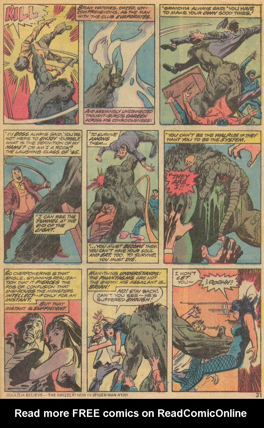 Read online Man-Thing (1974) comic -  Issue #12 - 21