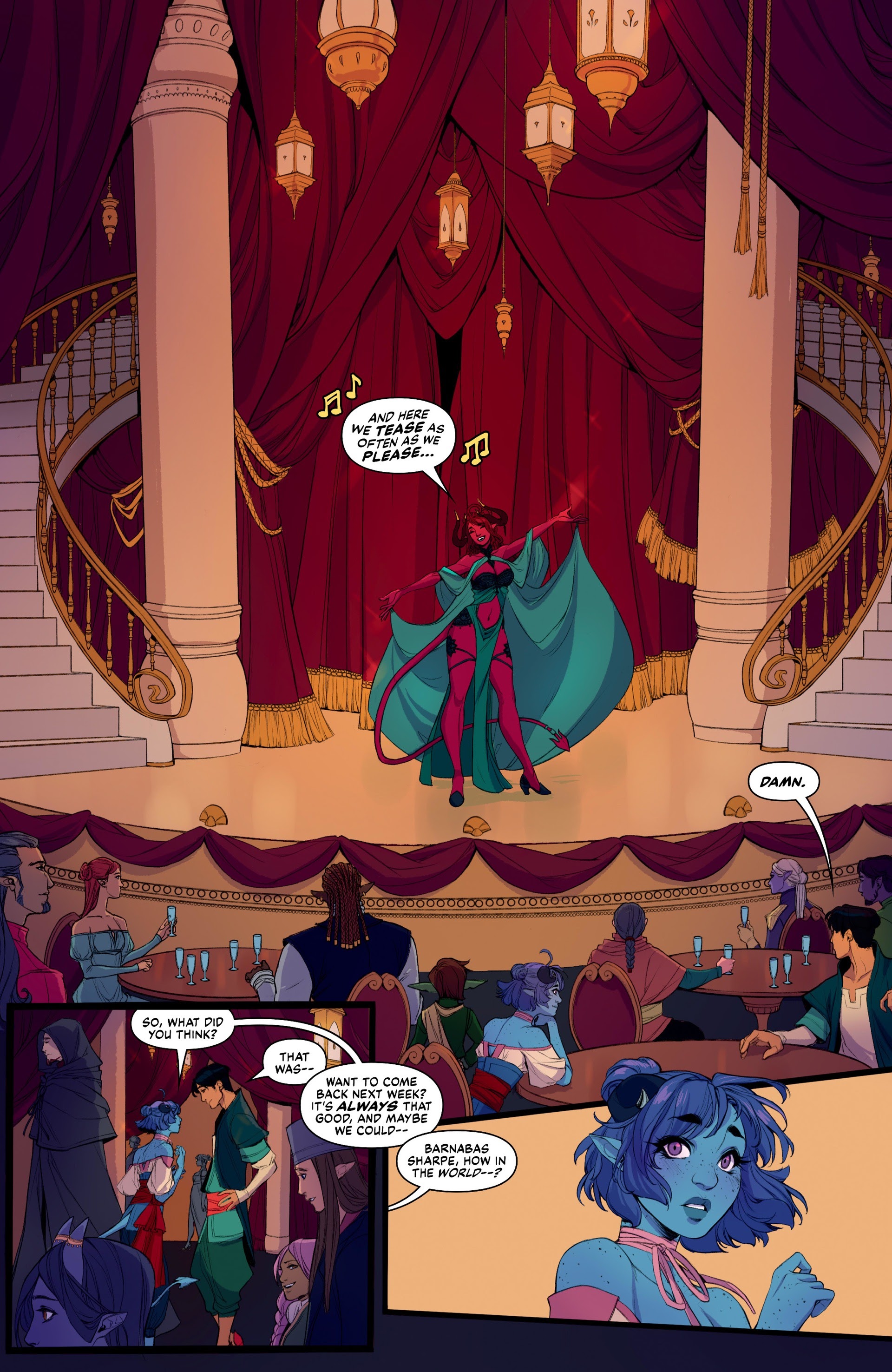Read online Critical Role: The Mighty Nein Origins–Jester Lavorre comic -  Issue # Full - 17
