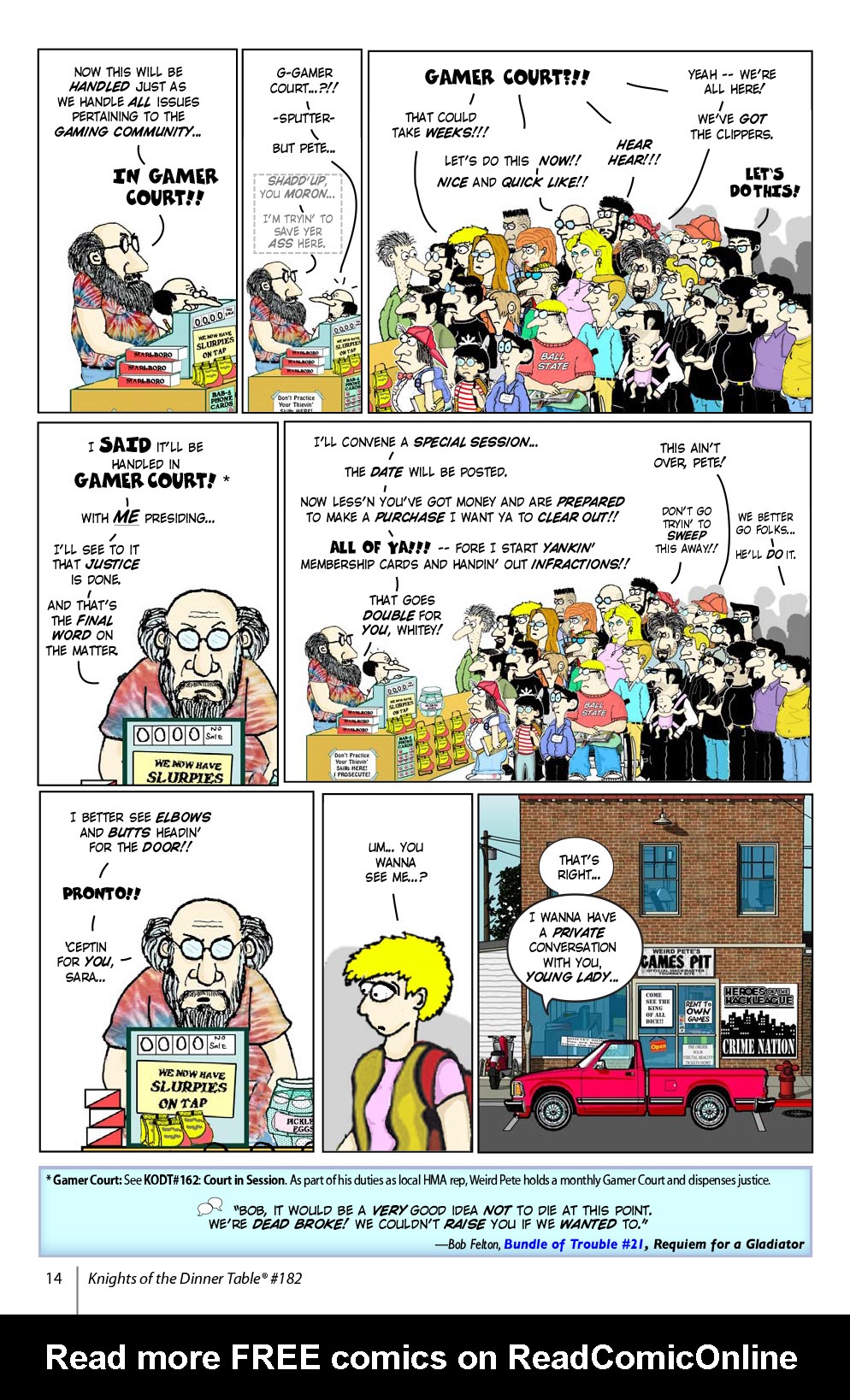 Read online Knights of the Dinner Table comic -  Issue #182 - 16