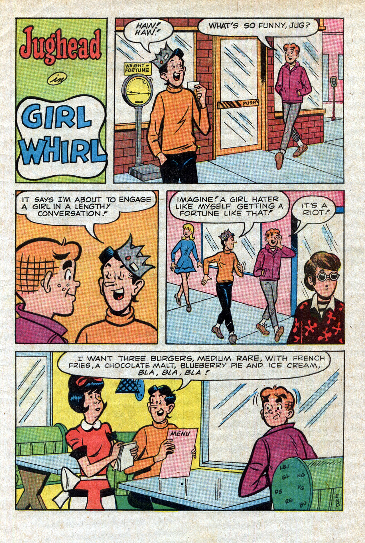 Read online Jughead's Jokes comic -  Issue #4 - 29
