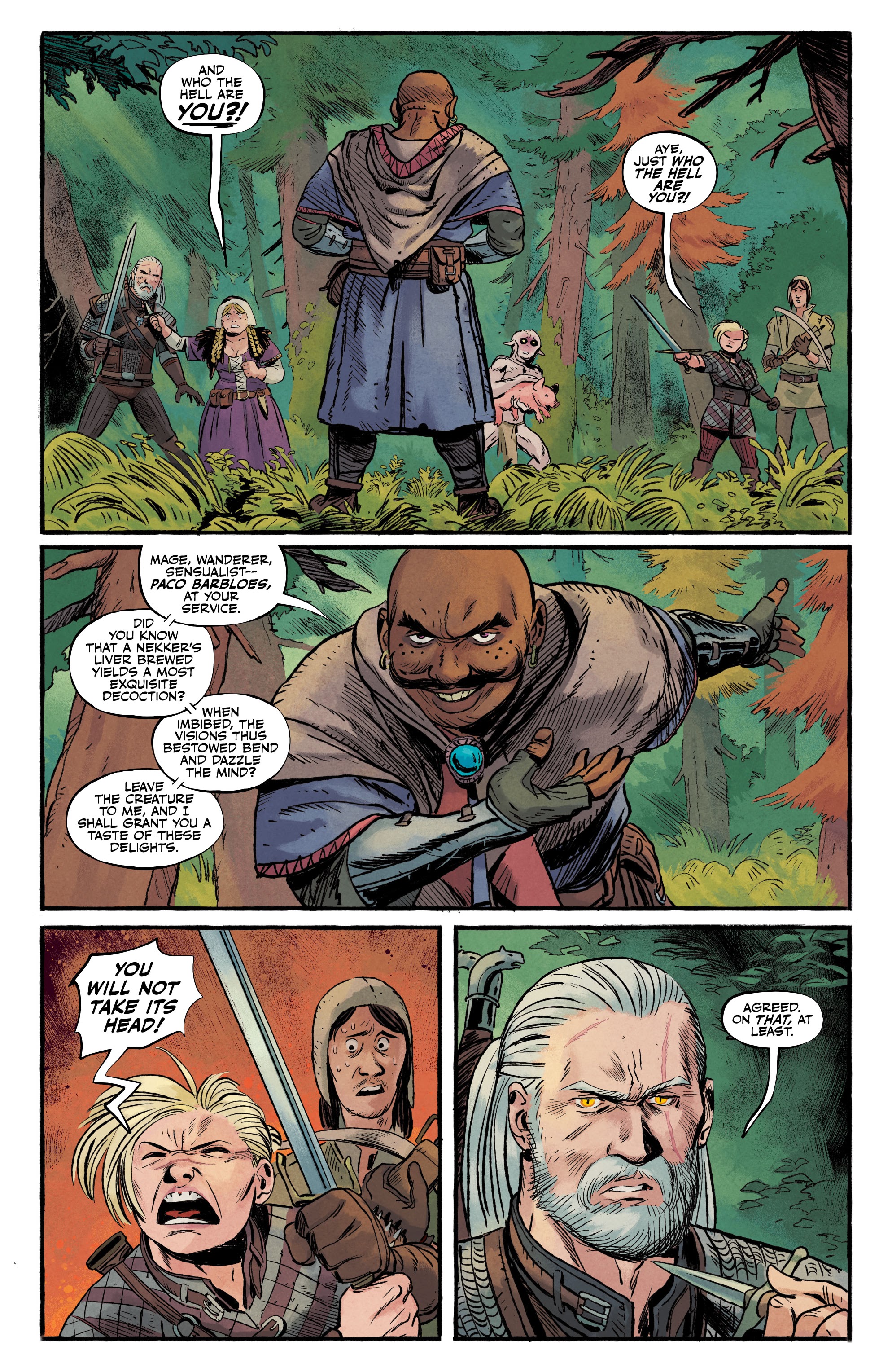 Read online Free Comic Book Day 2021 comic -  Issue # Critical Role - The Witcher - 18