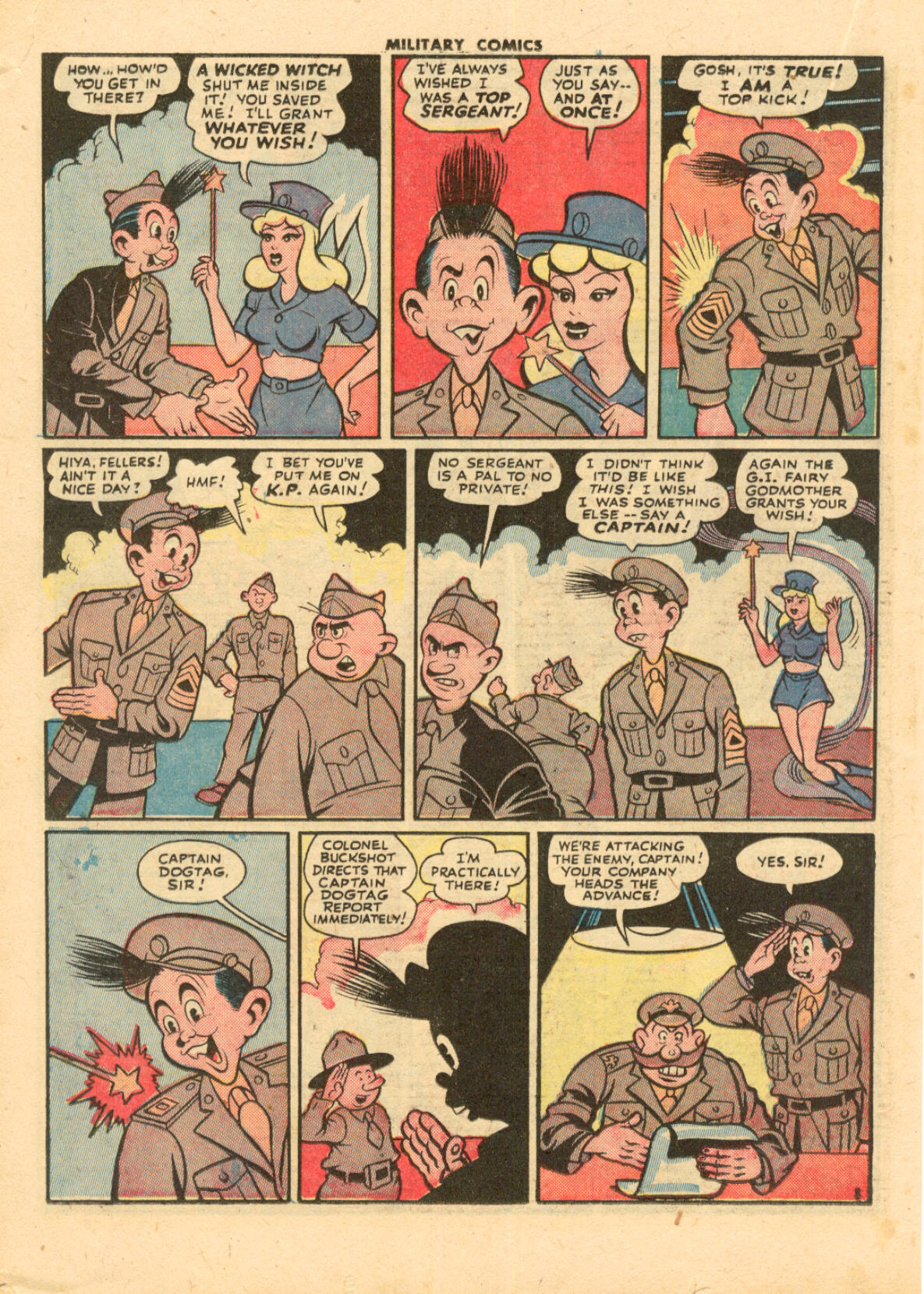 Read online Military Comics comic -  Issue #33 - 32