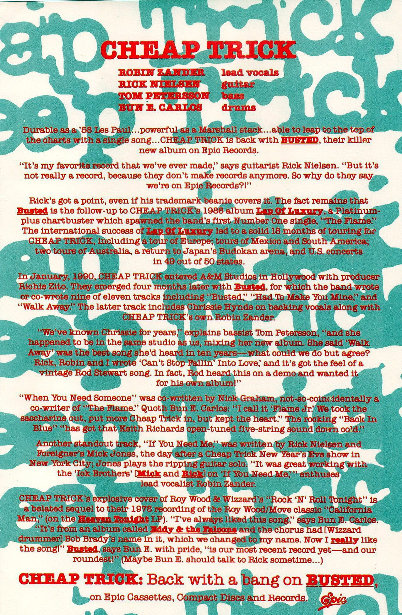 Read online Cheap Trick: Busted comic -  Issue # Full - 11