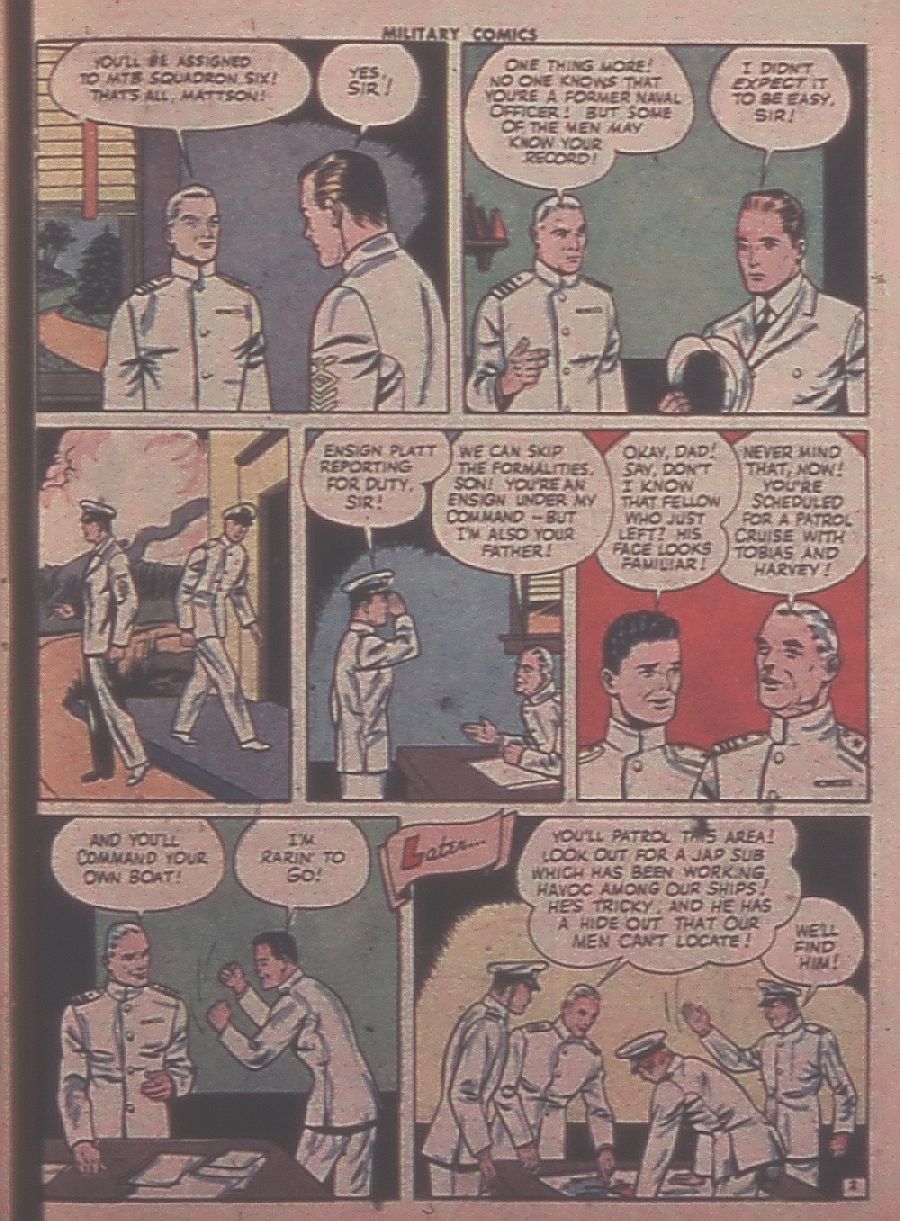 Read online Military Comics comic -  Issue #31 - 43