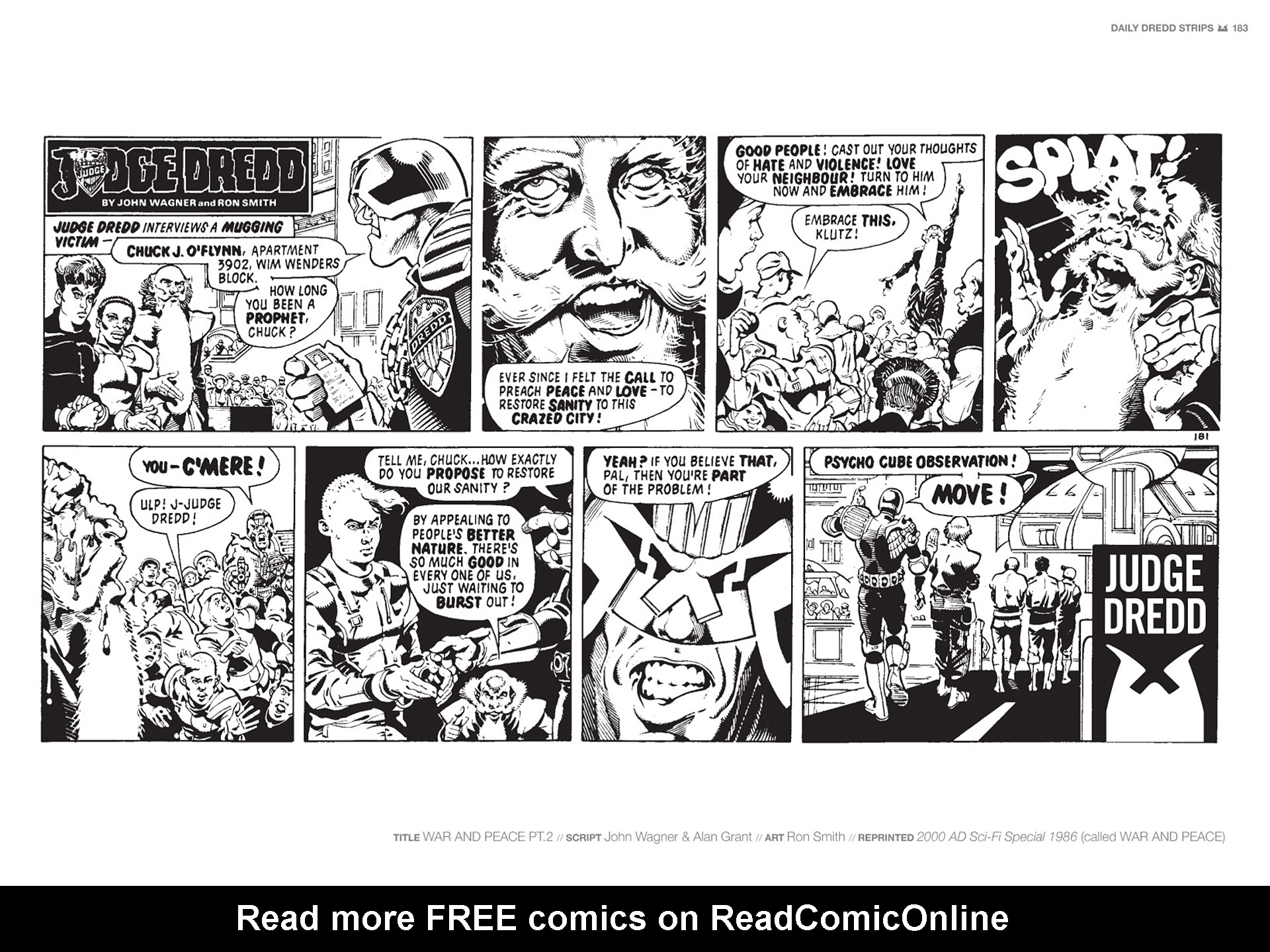 Read online Judge Dredd: The Daily Dredds comic -  Issue # TPB 1 - 186